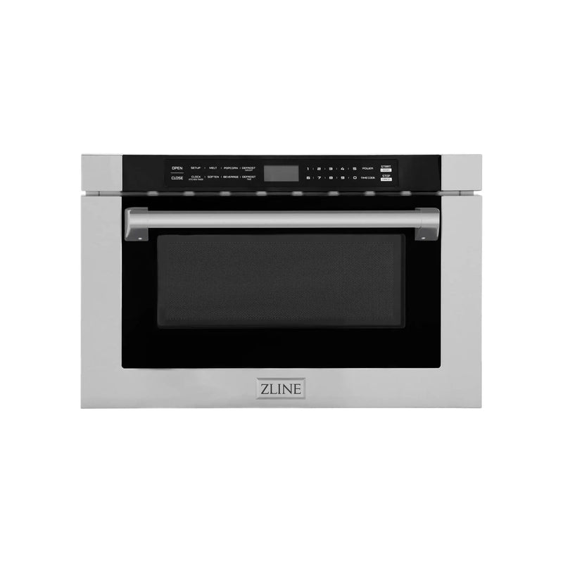 ZLINE 24" Built-in Microwave Drawer, Stainless Steel, MWD-1-H by Farmhouse Kitchen and Bath