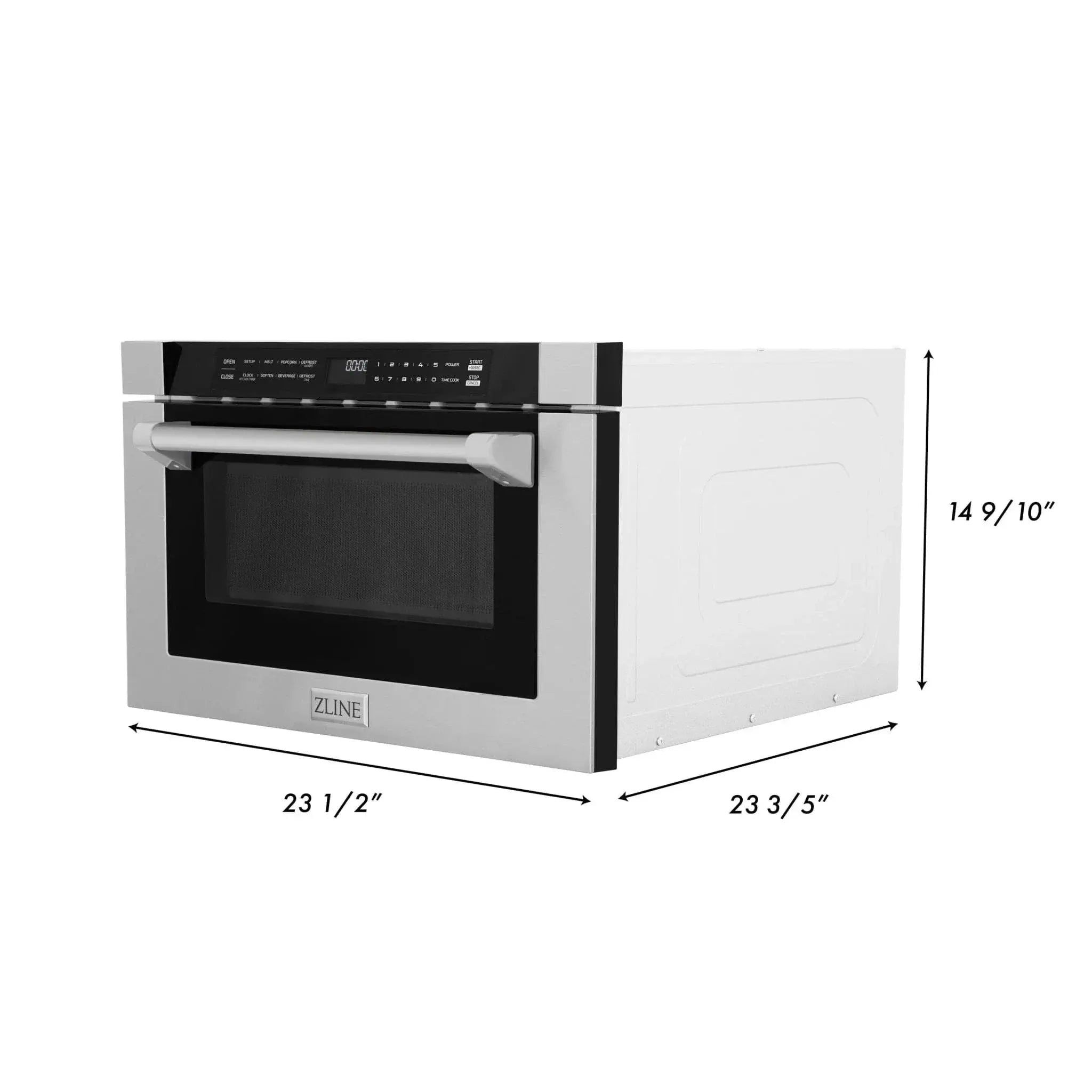 ZLINE 24" Built-in Microwave Drawer, Stainless Steel, MWD-1-H by Farmhouse Kitchen and Bath