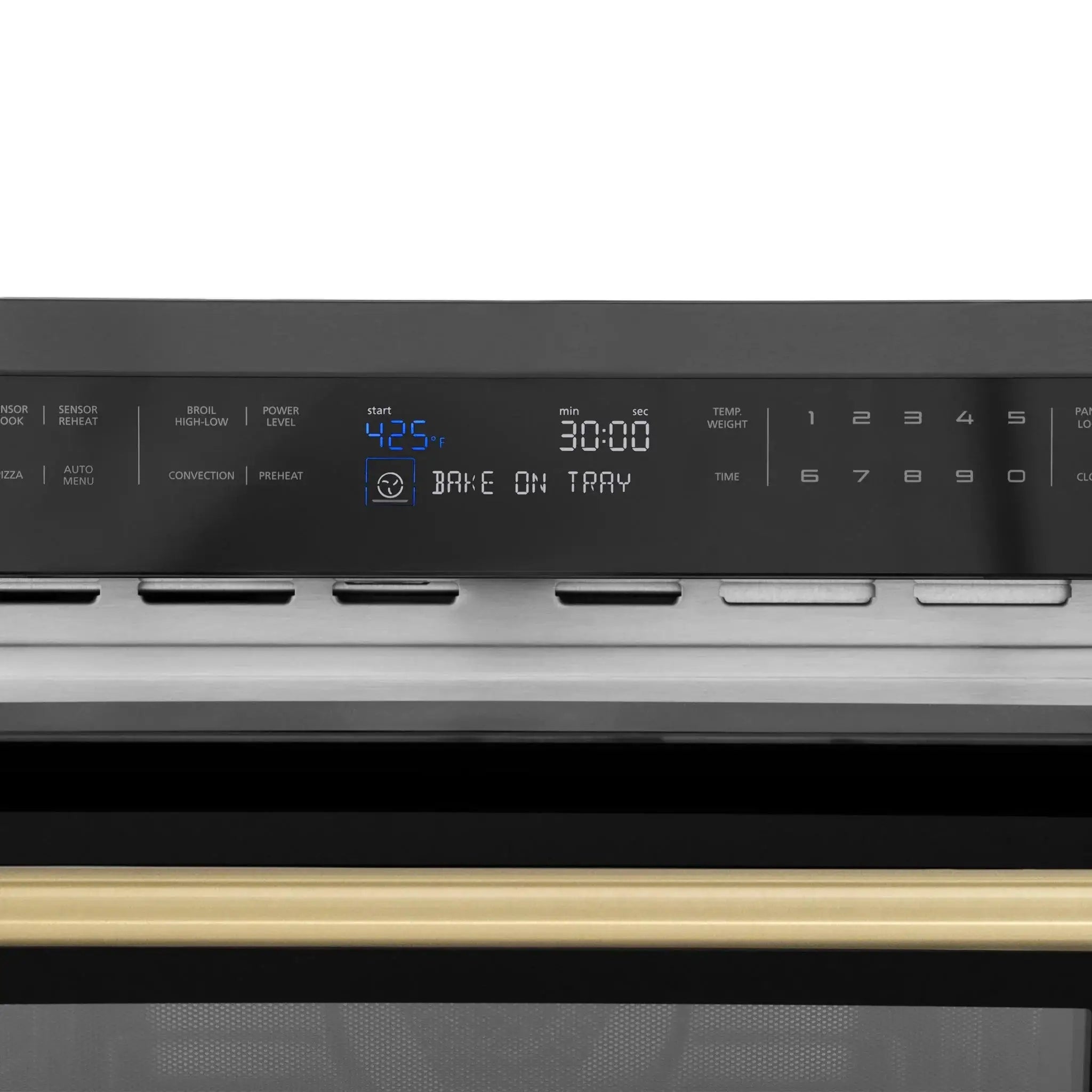 ZLINE 24" Convection Microwave, Black Stainless, Bronze MWOZ-24-BS-CB by Farmhouse Kitchen and Bath