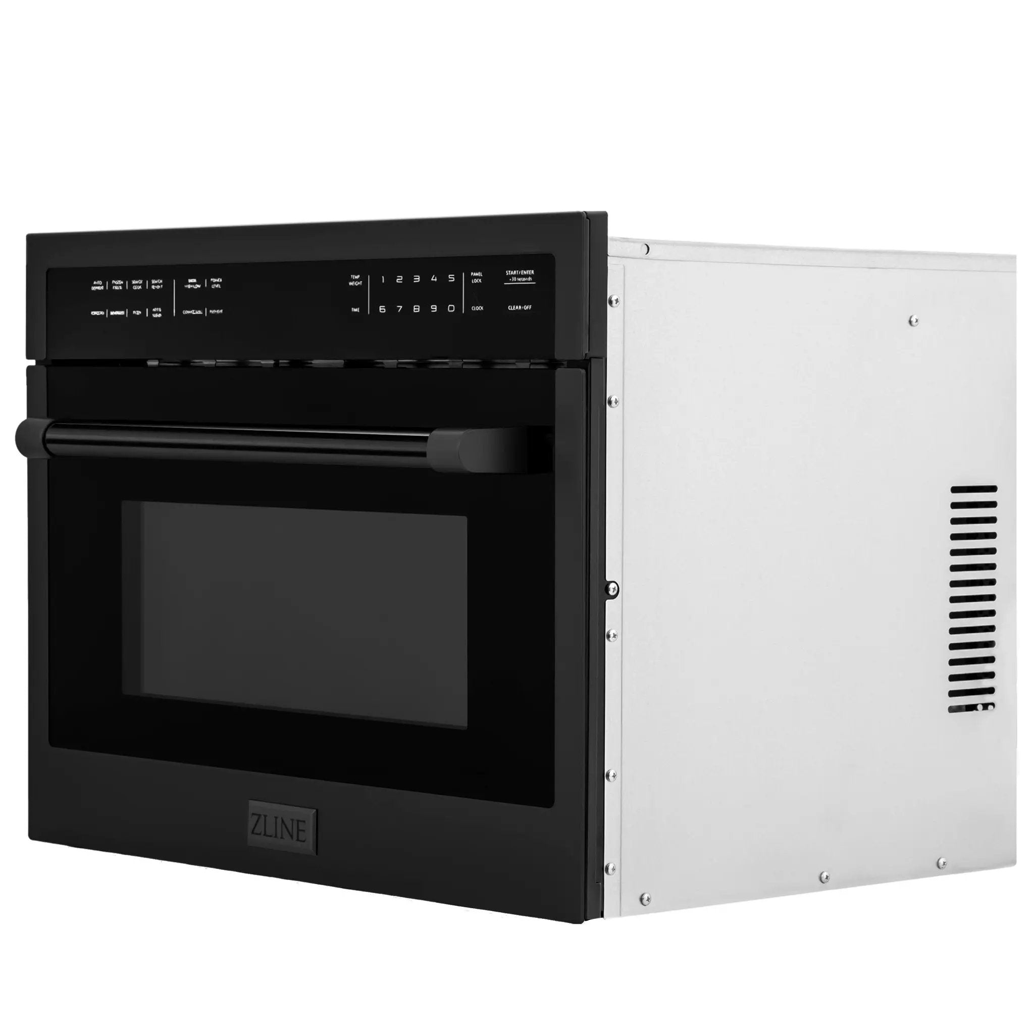 ZLINE 24" Convection Microwave, Black Stainless, MWO-24-BS by Farmhouse Kitchen and Bath