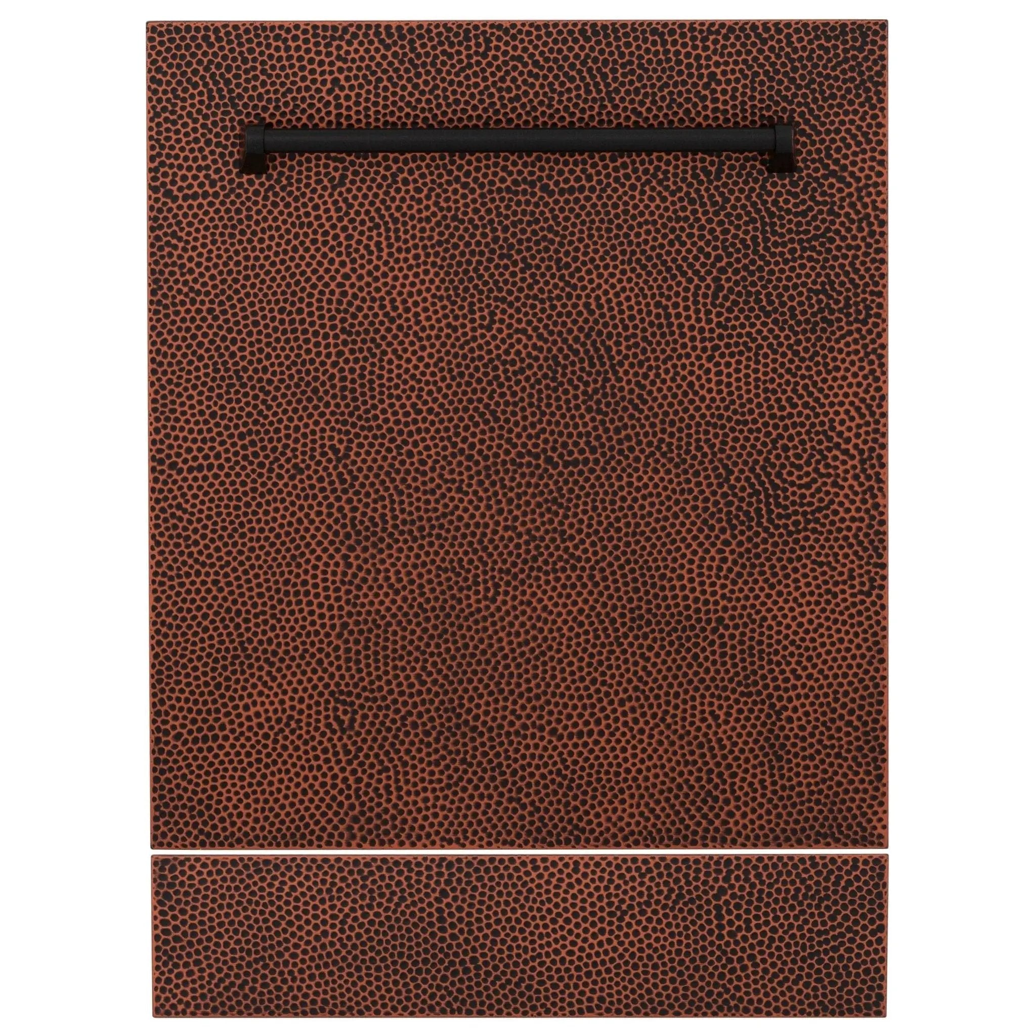 ZLINE 24" Dishwasher, Hammered Copper panel, Stainless Tub, DWV-HH-24 by Farmhouse Kitchen and Bath