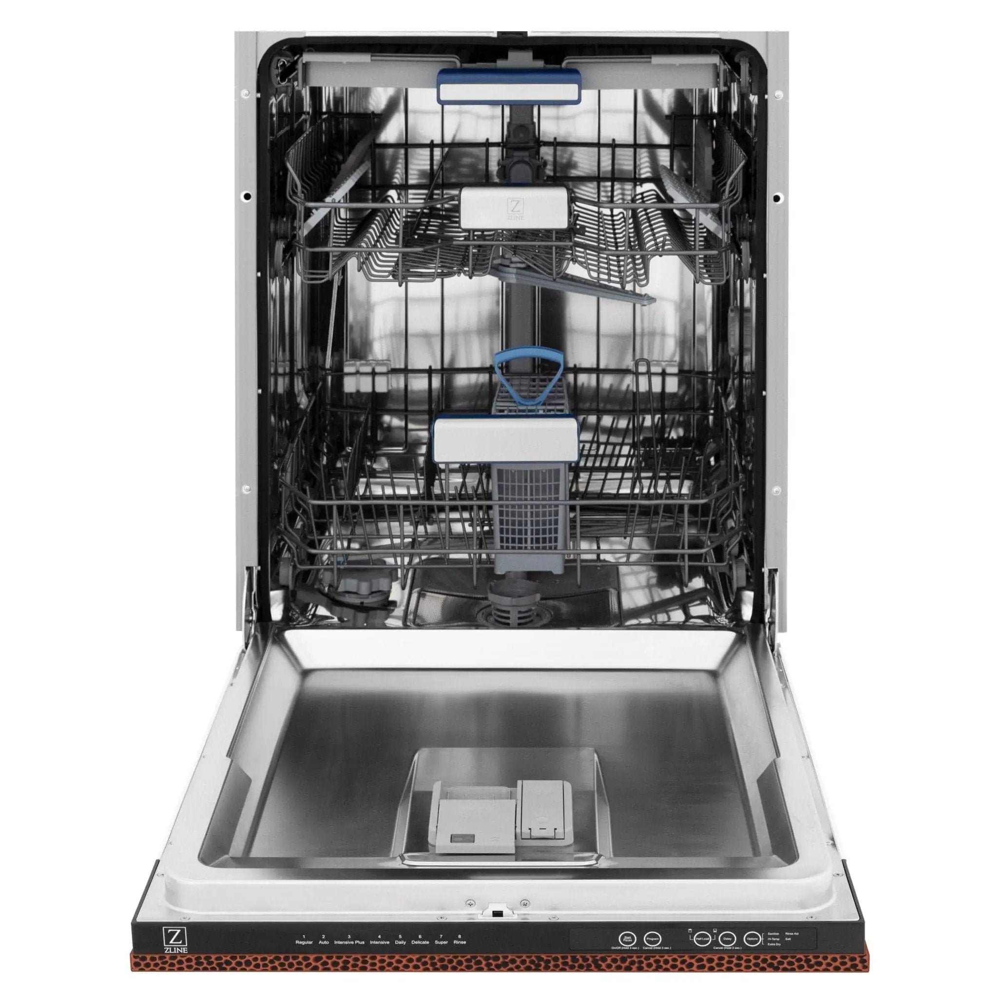 ZLINE 24" Dishwasher, Hammered Copper panel, Stainless Tub, DWV-HH-24 by Farmhouse Kitchen and Bath