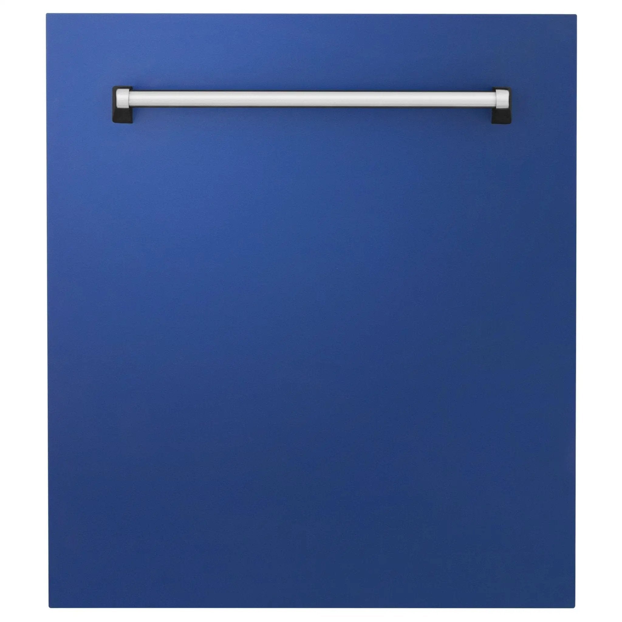 ZLINE 24" Dishwasher in Blue Matte panel, Stainless Tub, DWV-BM-24 by Farmhouse Kitchen and Bath