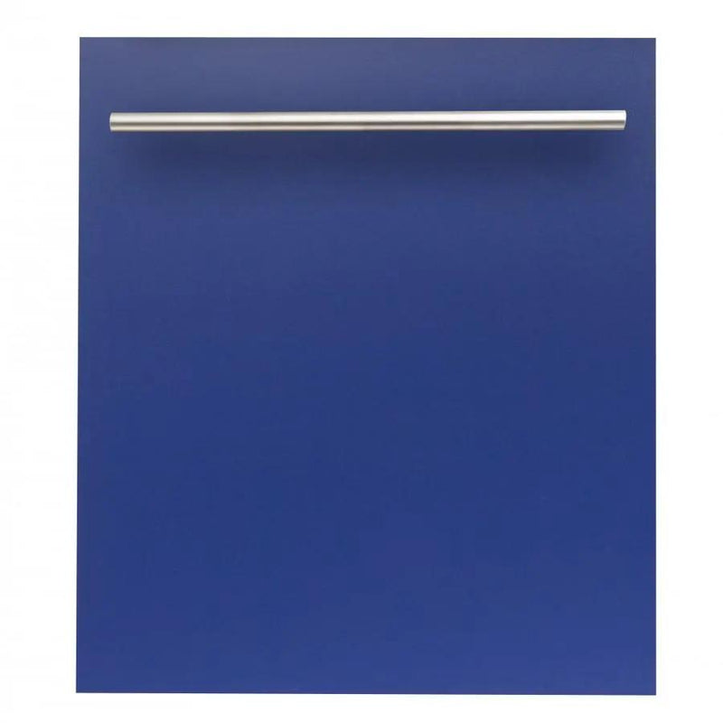 ZLINE 24" Dishwasher in Blue Matte, Stainless Steel Tub, DW-BM-H-24 by Farmhouse Kitchen and Bath
