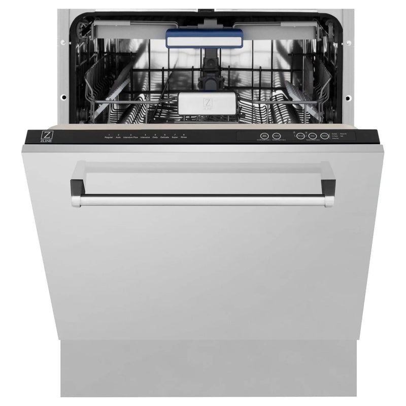 ZLINE 24" Dishwasher in Custom Panel Ready, Stainless Tub, DWV-304-24 by Farmhouse Kitchen and Bath
