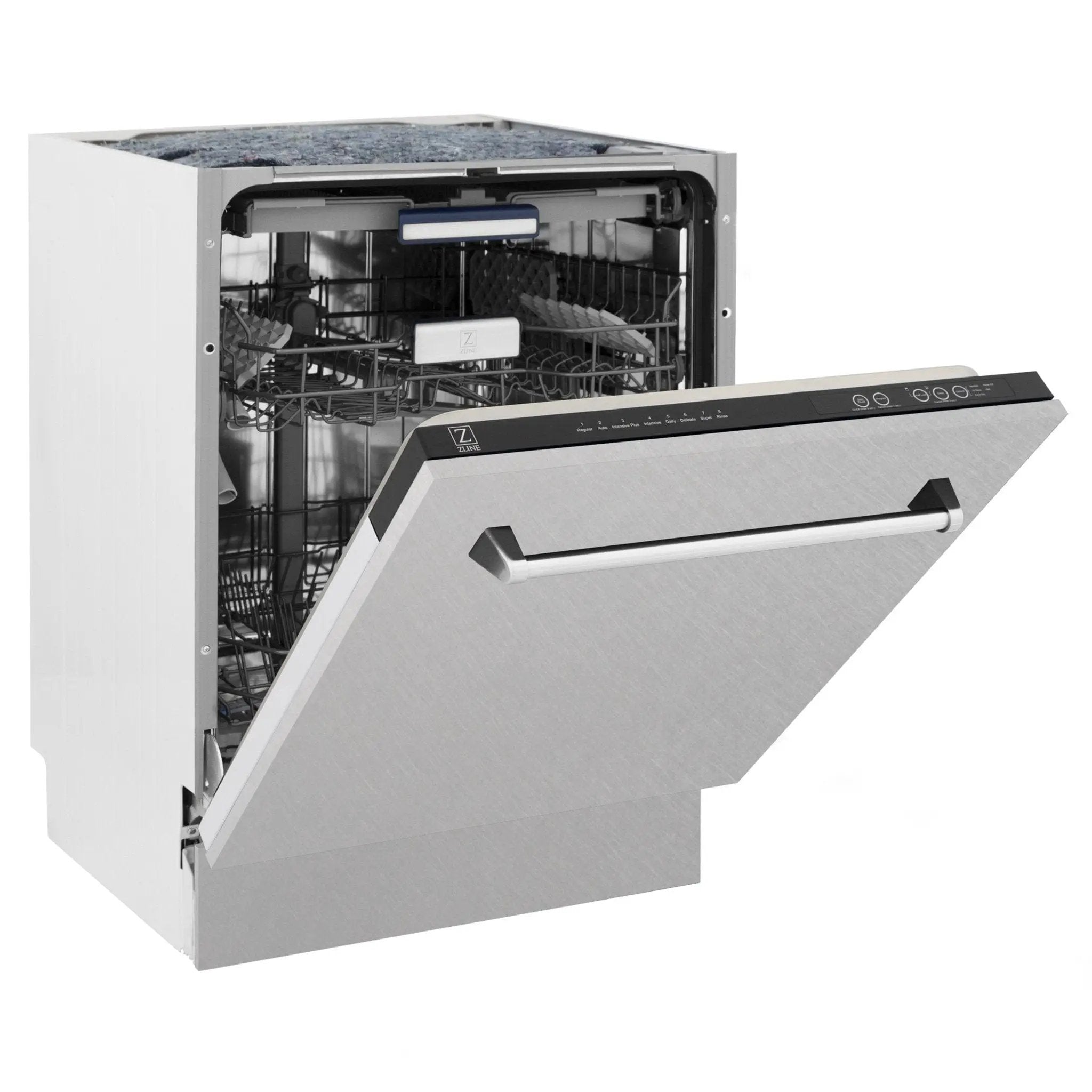 ZLINE 24" Dishwasher in DuraSnow Stainless panel, Stainless Tub, DWV-SN-24 by Farmhouse Kitchen and Bath