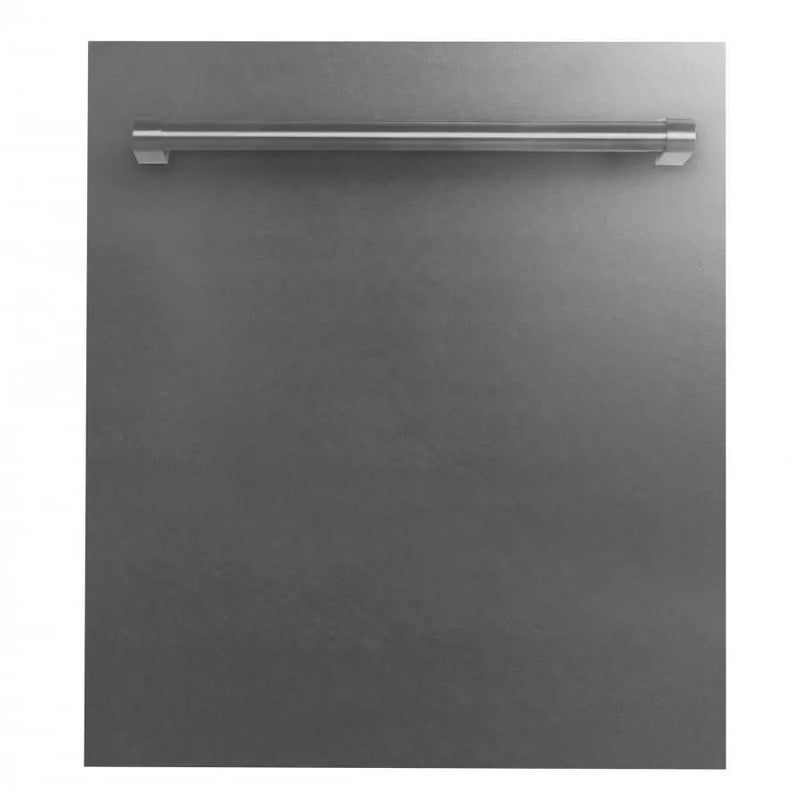 ZLINE 24" Dishwasher in DuraSnow® Stainless, Traditional Handle, DW-SN-H-24 by Farmhouse Kitchen and Bath