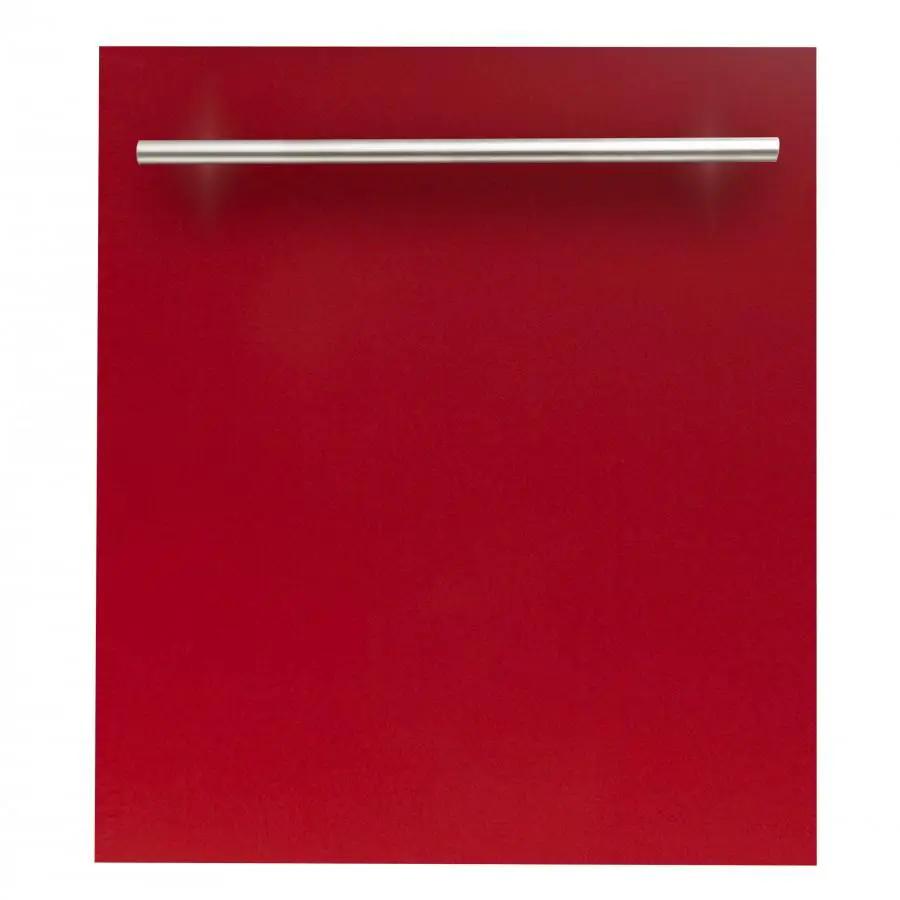 ZLINE 24" Dishwasher in Red Gloss, Stainless Steel Tub, DW-RG-H-24 by Farmhouse Kitchen and Bath
