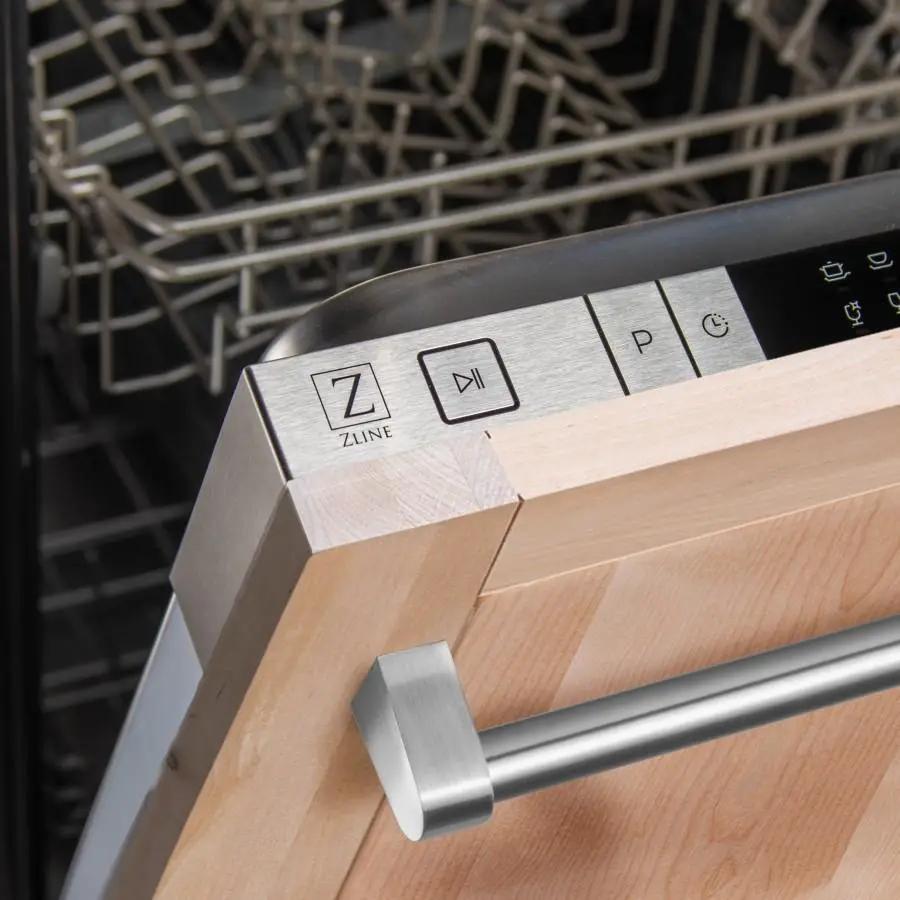 ZLINE 24" Dishwasher in Unfinished Wood with Stainless Steel Tub, DW-UF-H-24 by Farmhouse Kitchen and Bath