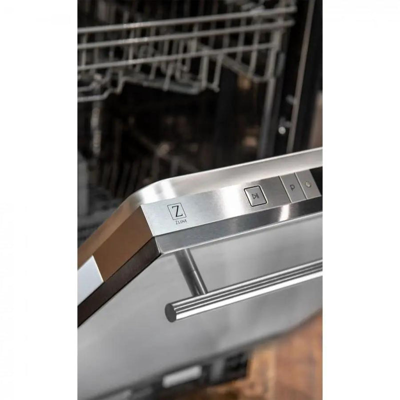 ZLINE 24" Dishwasher Stainless Steel, Stainless Steel Tub, DW-304-24 by Farmhouse Kitchen and Bath
