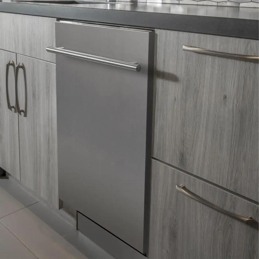 ZLINE 24" Dishwasher Stainless Steel, Stainless Steel Tub, DW-304-24 by Farmhouse Kitchen and Bath