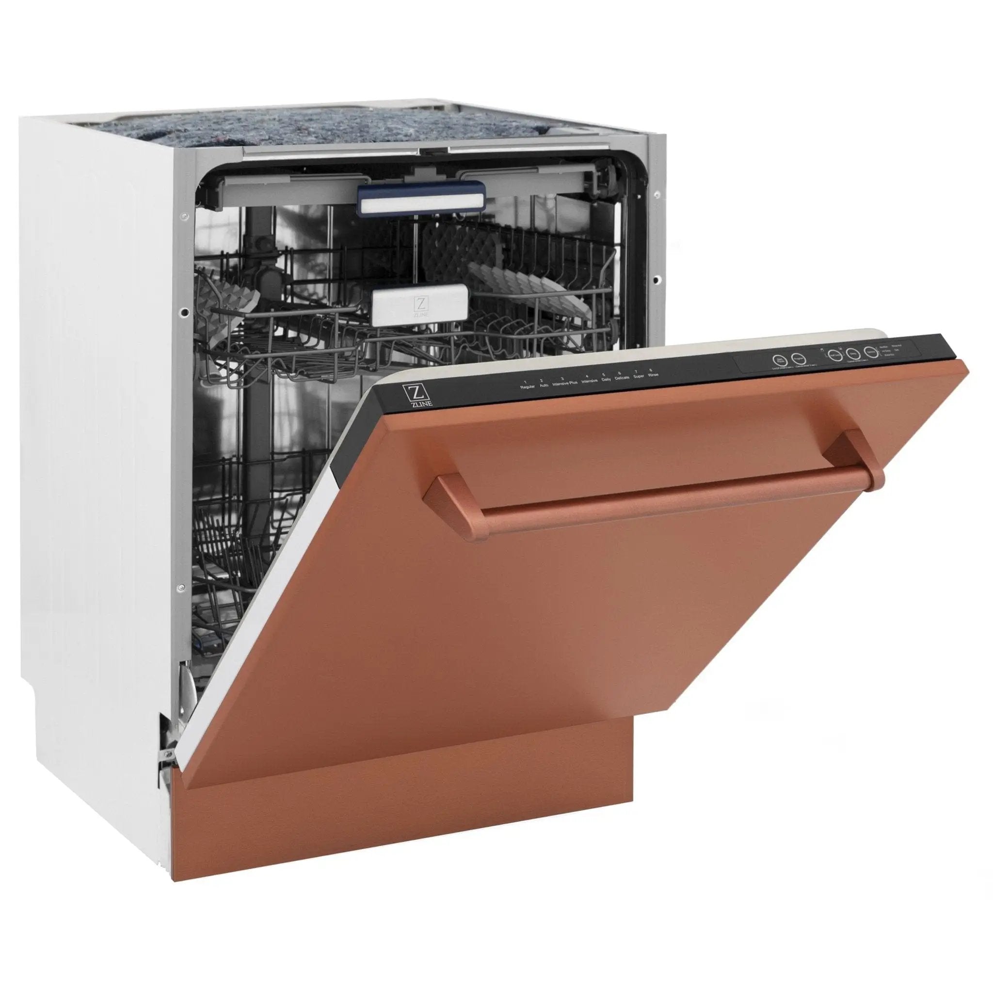 ZLINE 24" Dishwasher with Copper panel, Stainless Tub, DWV-C-24 by Farmhouse Kitchen and Bath