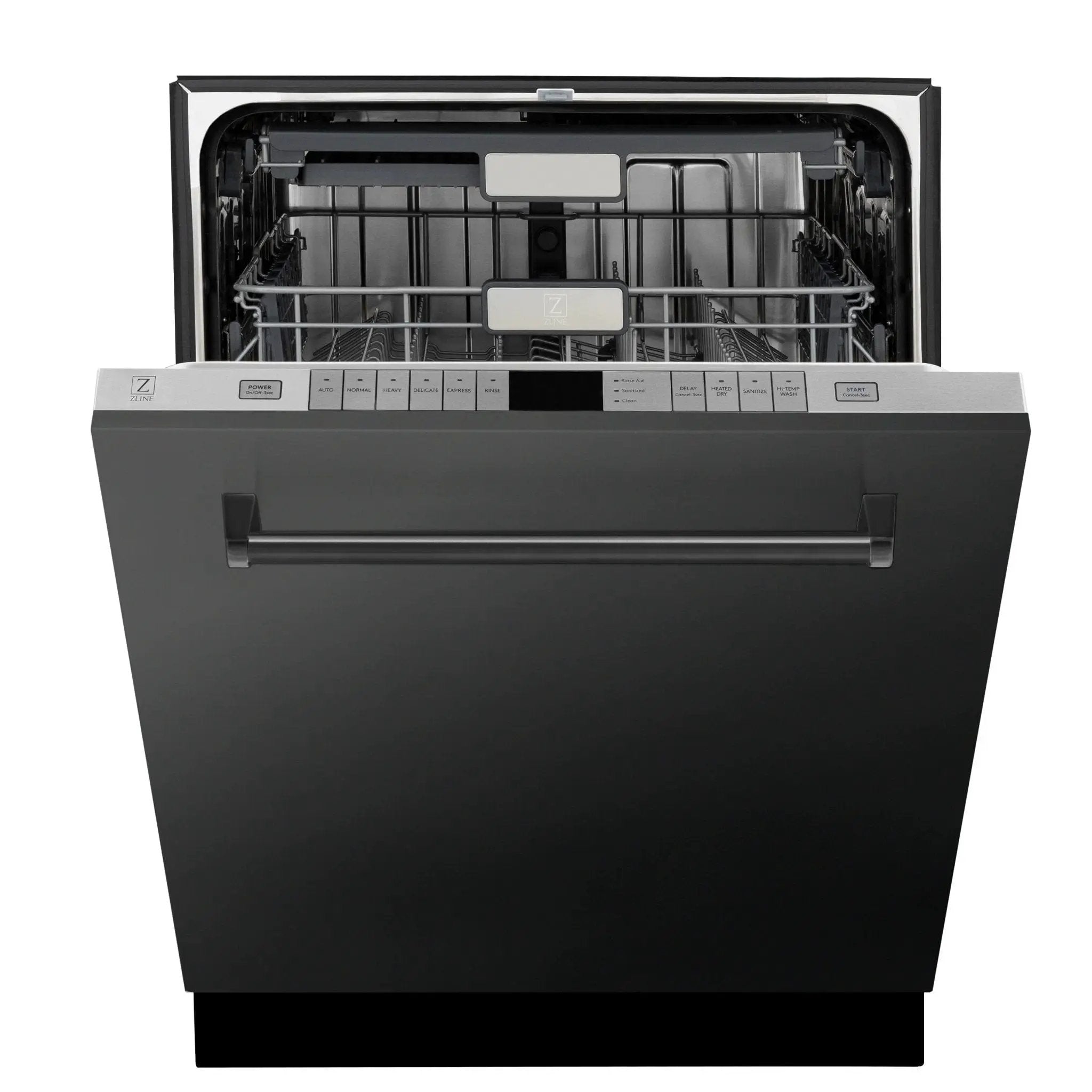 ZLINE 24 in. Panel-Included Monument Series 3rd Rack Top Touch Control Dishwasher with Color Options and Stainless Steel Tub DWMT-BS-24 by Farmhouse Kitchen and Bath