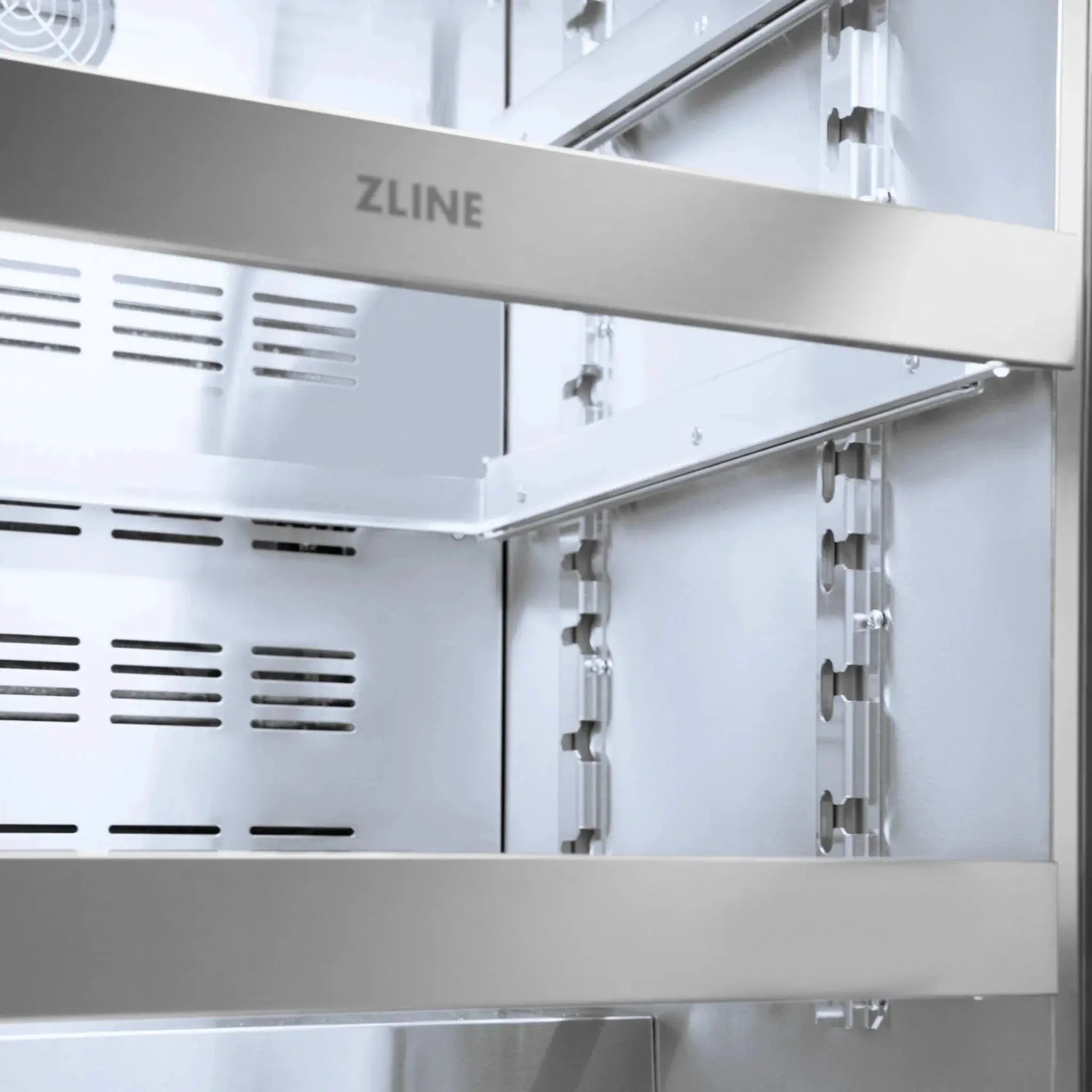 ZLINE 24 in. Touchstone 151 Can Beverage Fridge With Stainless Steel Glass Door RBSO-GS-24 by Farmhouse Kitchen and Bath