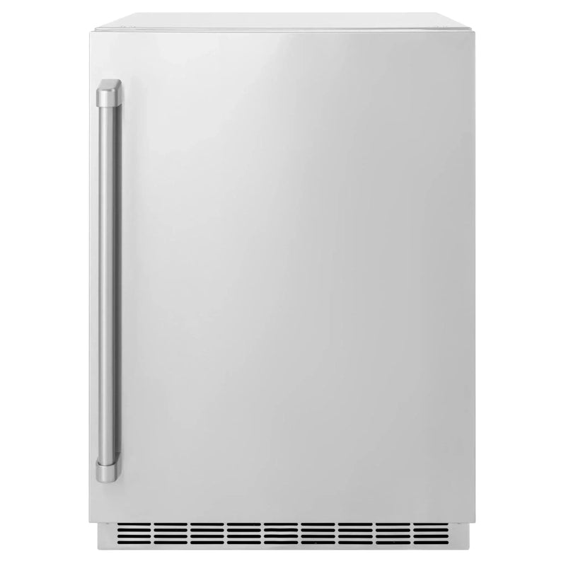 ZLINE 24 in. Touchstone Beverage Fridge w Stainless Steel Door RBSO-ST-24 by Farmhouse Kitchen and Bath