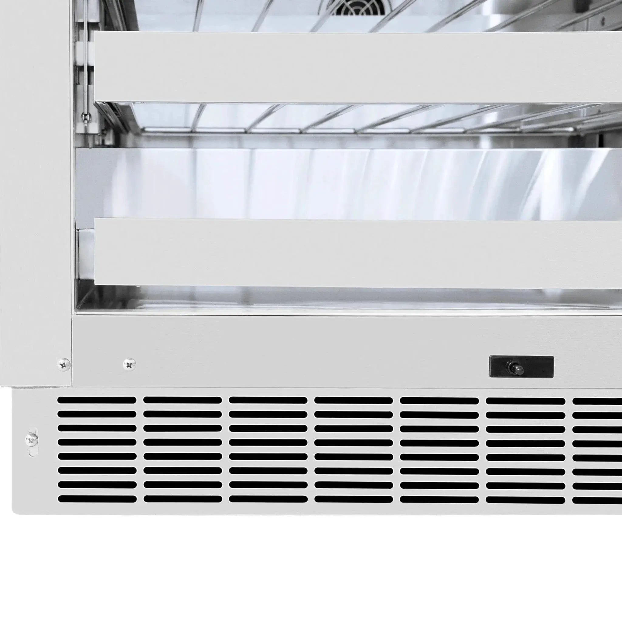 ZLINE 24 in. Touchstone Dual Zone 44 Bottle Wine Cooler With Panel Ready Glass Door RWDPO-24 by Farmhouse Kitchen and Bath