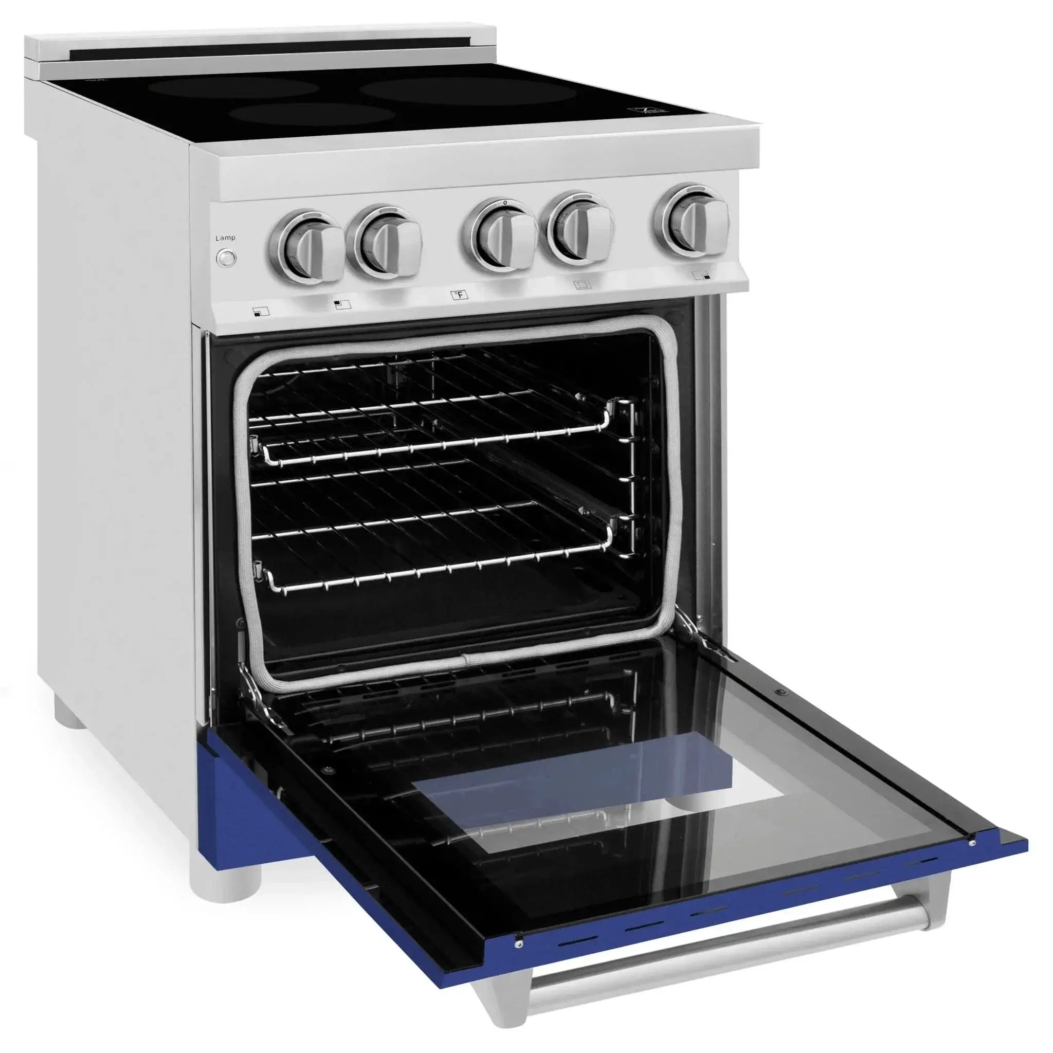ZLINE 24" Induction Range with a 3 Element Stove and Electric Oven in Stainless Steel RAIND-BM-24 by Farmhouse Kitchen and Bath