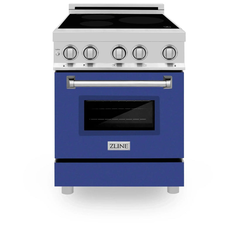 ZLINE 24" Induction Range with a 3 Element Stove and Electric Oven in Stainless Steel RAIND-BM-24 by Farmhouse Kitchen and Bath