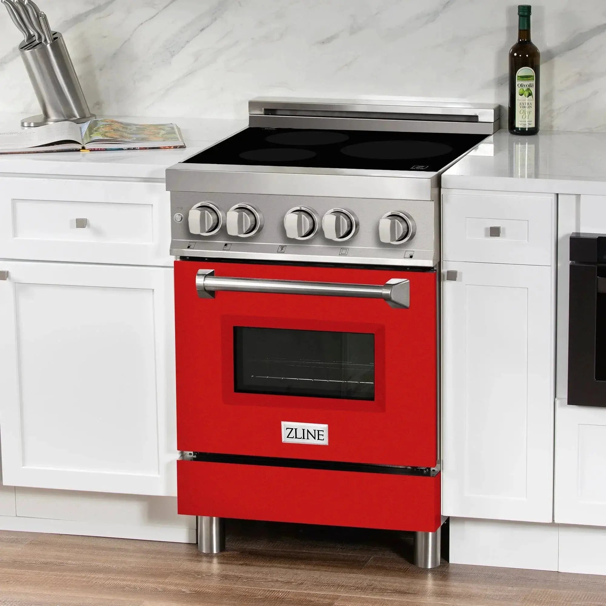 ZLINE 24" Induction Range with a 3 Element Stove and Electric Oven in Stainless Steel RAIND-RG-24 by Farmhouse Kitchen and Bath
