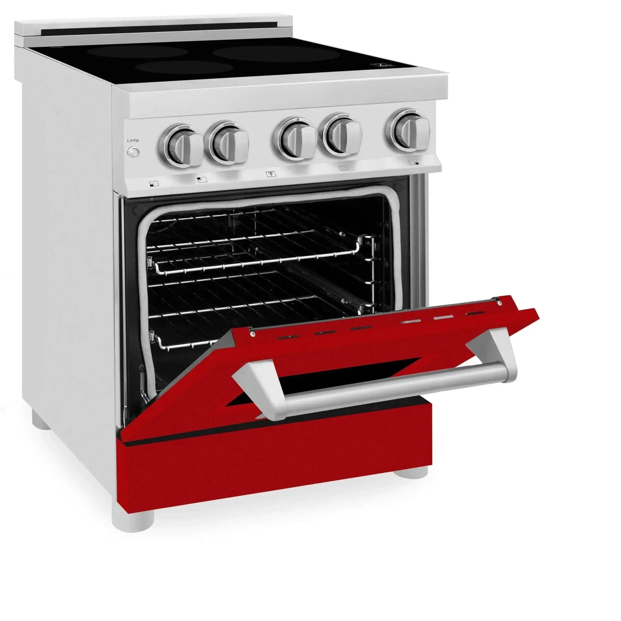 ZLINE 24" Induction Range with a 3 Element Stove and Electric Oven in Stainless Steel RAIND-RM-24 by Farmhouse Kitchen and Bath
