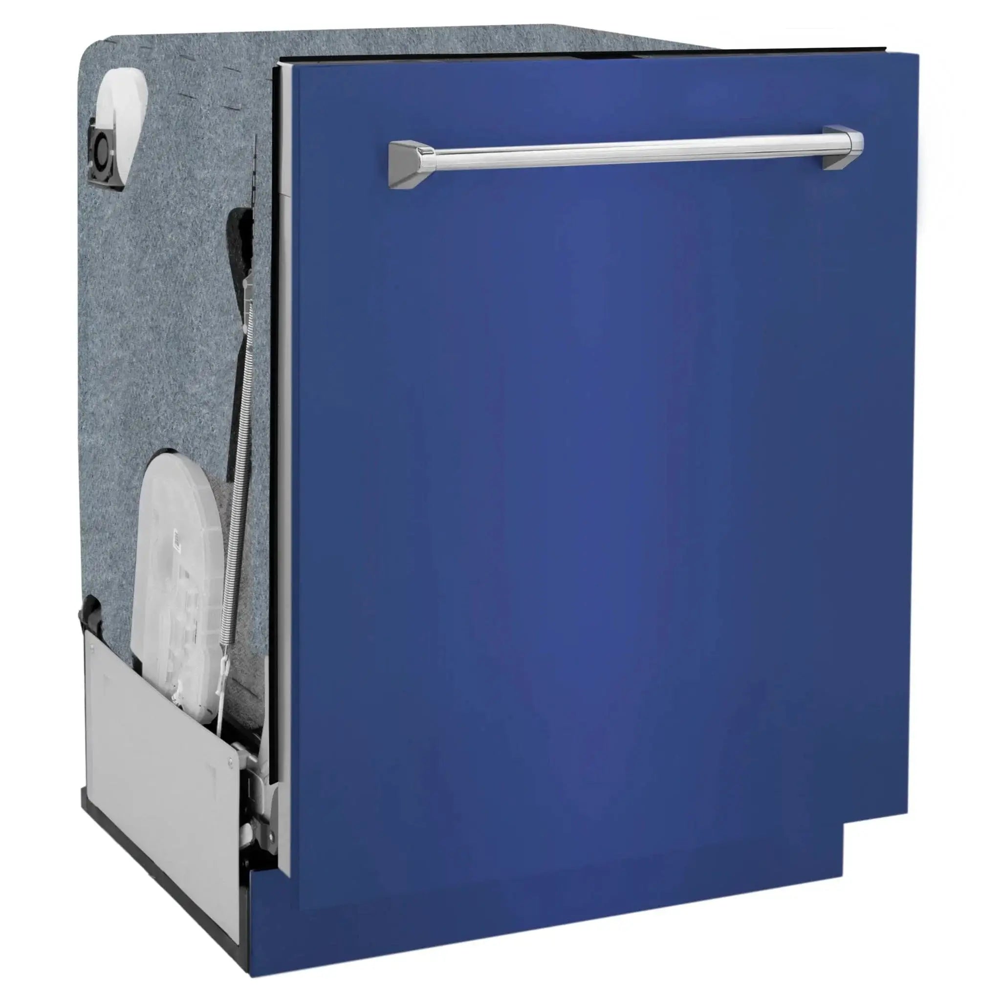 ZLINE 24" Monument, 3rd Rack Dishwasher, Blue Door, DWMT-BM-24 by Farmhouse Kitchen and Bath