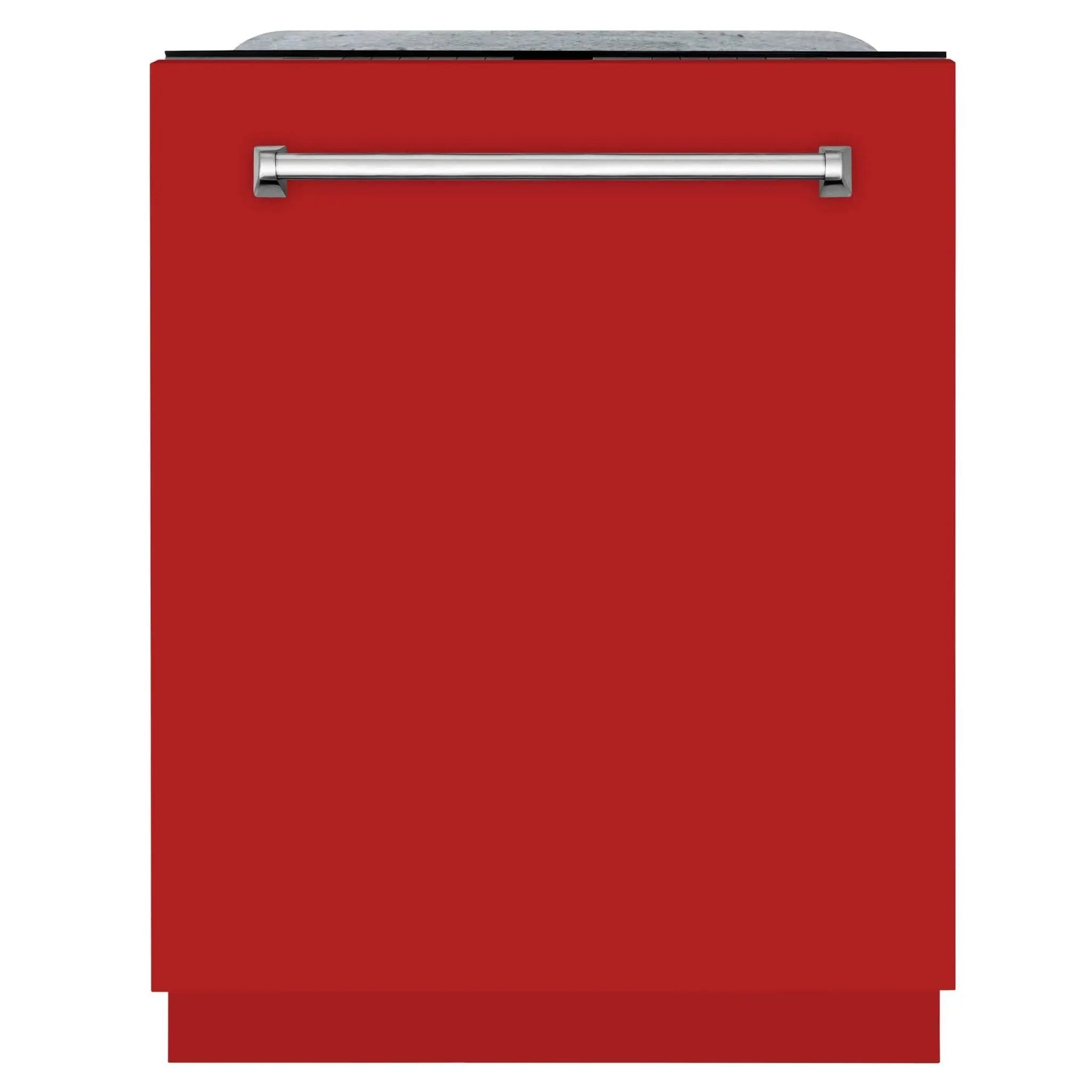 ZLINE 24" Monument, 3rd Rack, Red Door, Dishwasher, DWMT-RM-24 by Farmhouse Kitchen and Bath