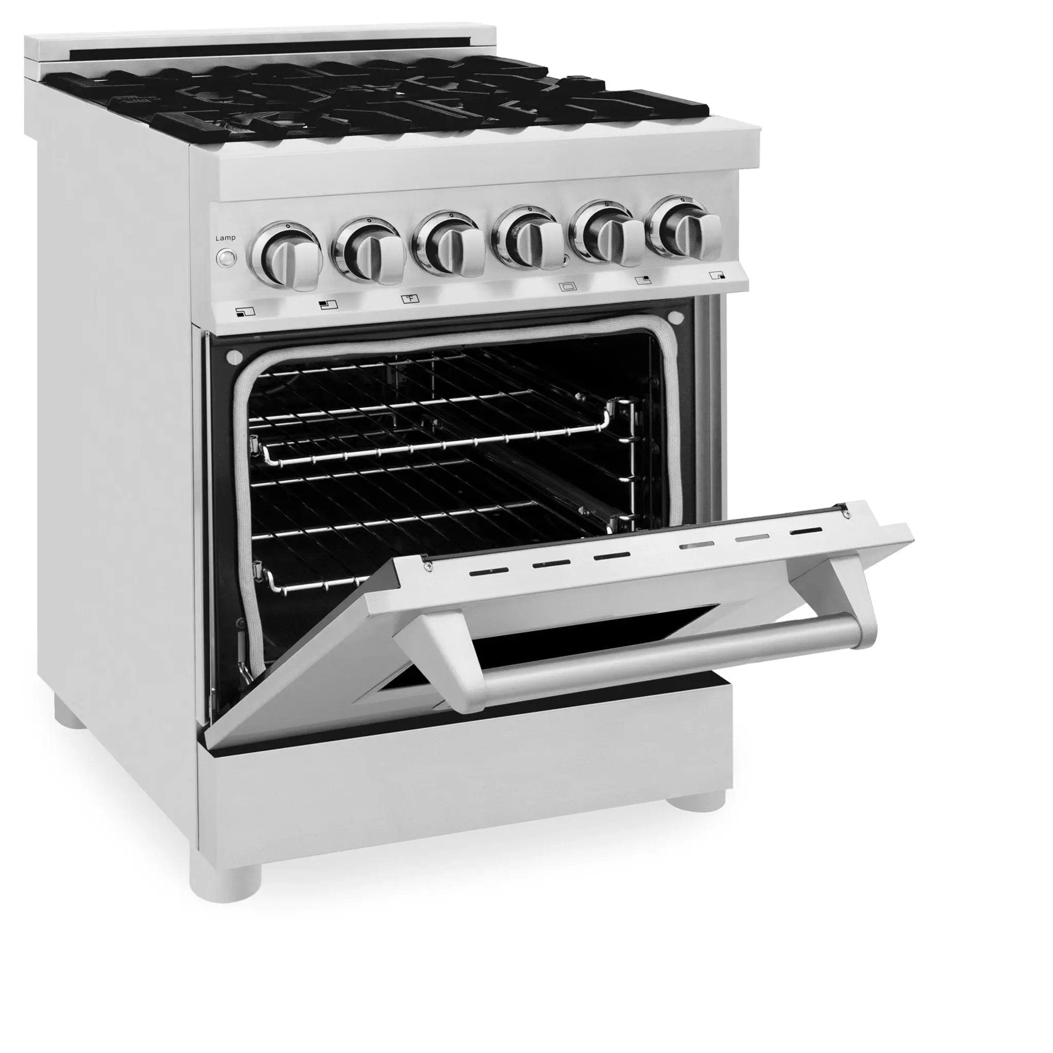 ZLINE 24" Professional Dual Fuel Range in White Matte RAS-WM-24 by Farmhouse Kitchen and Bath