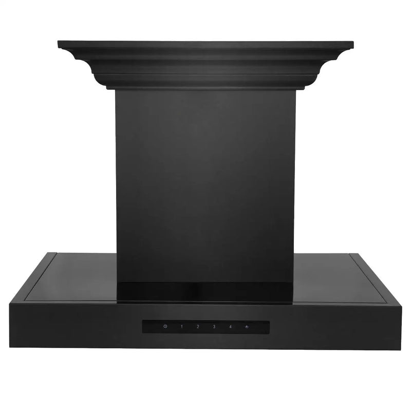 ZLINE 24" Range Hood, Black Stainless, Built-In Speakers, BSKENCRN-BT-24 by Farmhouse Kitchen and Bath