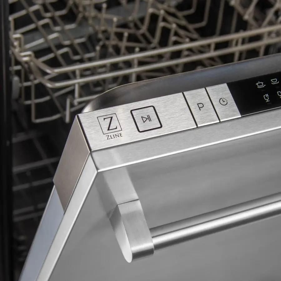 ZLINE 24" Top Control Dishwasher, Stainless Tub, DW-304-H-24 by Farmhouse Kitchen and Bath