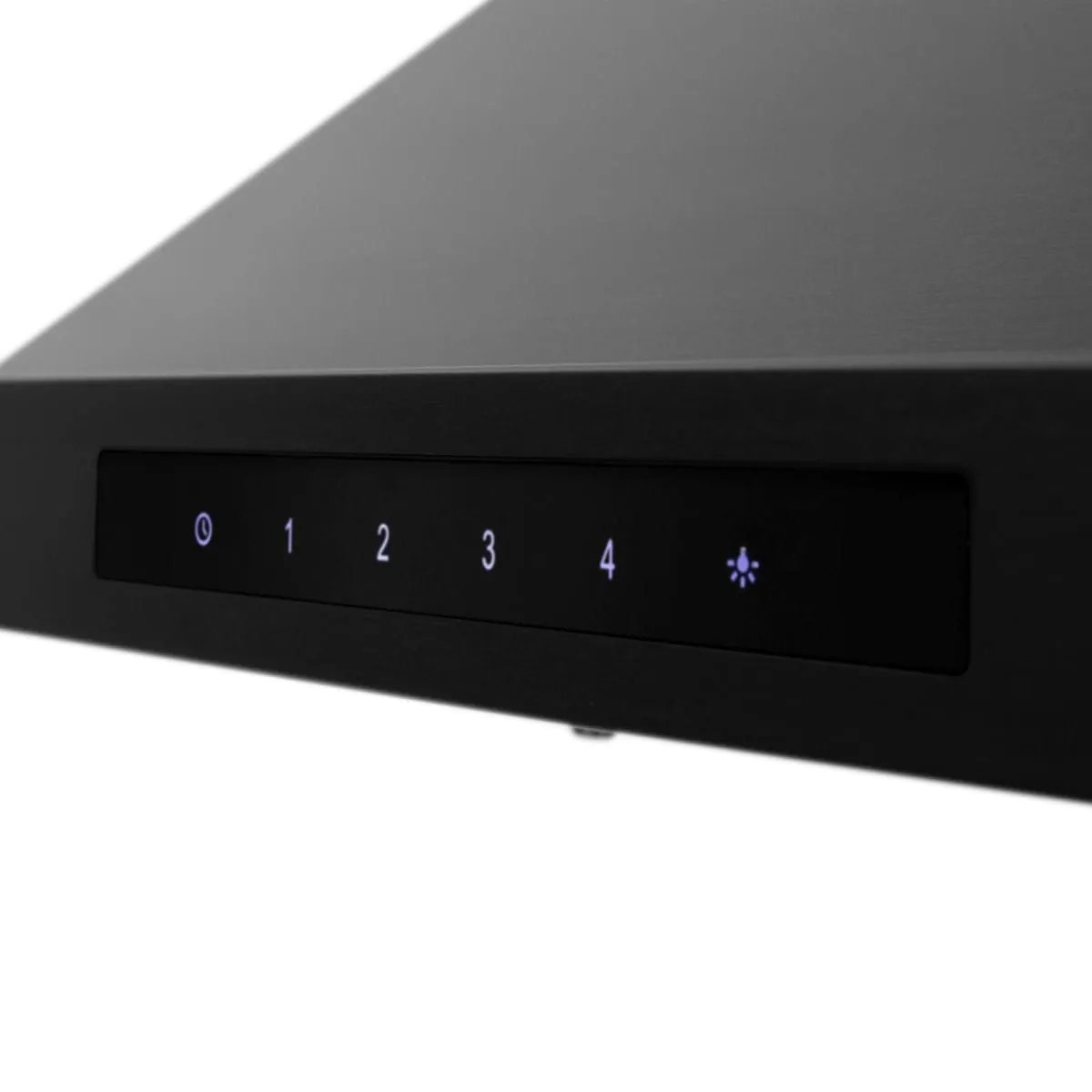 ZLINE 24" Wall Mount Range Hood In Black Stainless Steel With Crown Molding, BSKBNCRN-24 by Farmhouse Kitchen and Bath