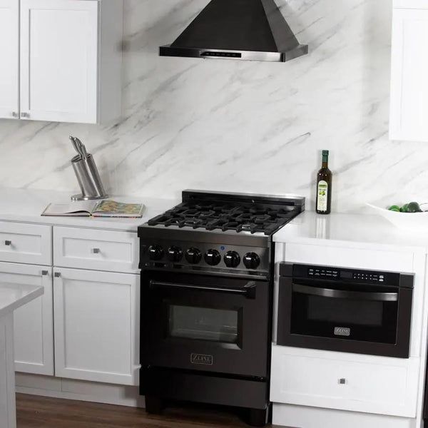 ZLINE 24" Wall Range Hood, Black Stainless Steel, BSKBN-24, photo 2 of 8