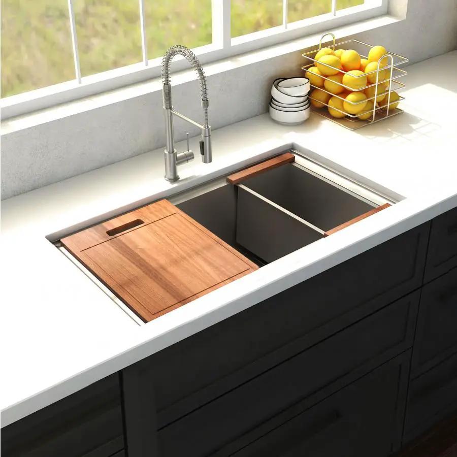 ZLINE 27" Undermount Single Bowl Ledge Sink Stainless Steel, SLS-27 by Farmhouse Kitchen and Bath