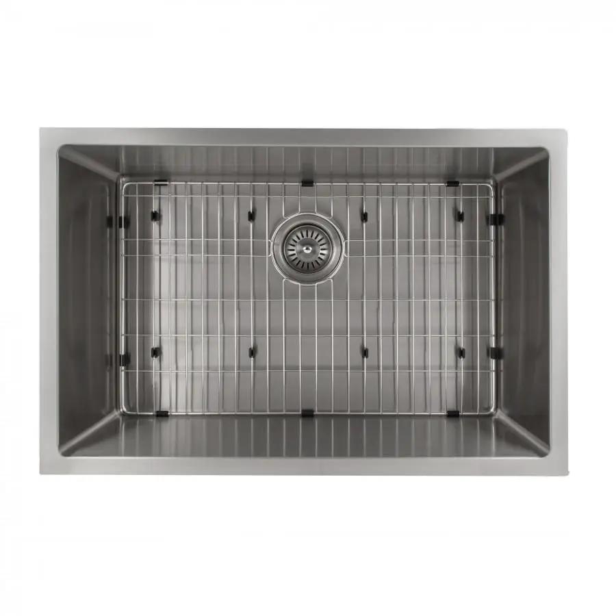 ZLINE 27" Undermount Single Bowl Sink in Stainless Steel, SRS-27 by Farmhouse Kitchen and Bath
