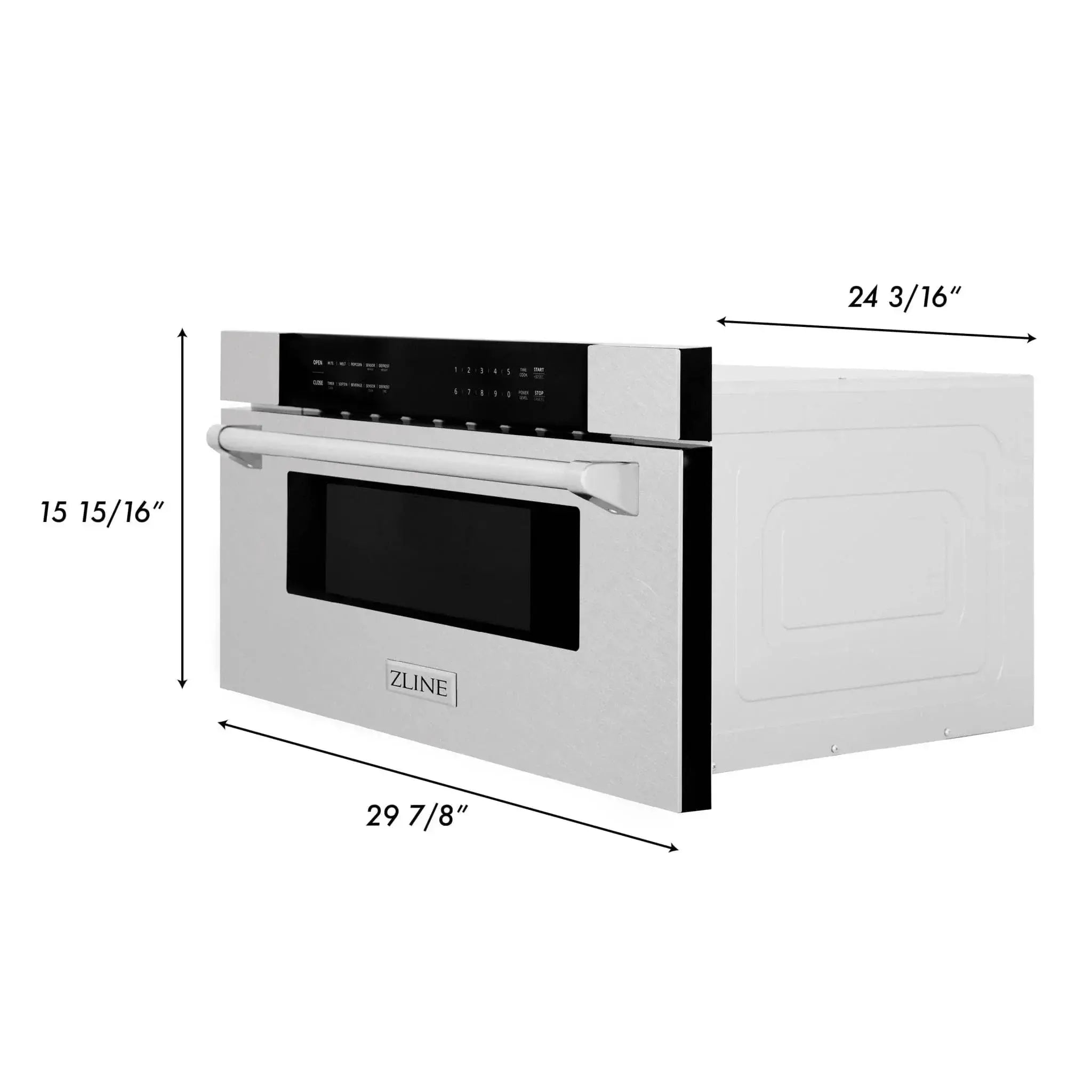 ZLINE 30" 1.2 cu. ft. Built-In Microwave Drawer MWD-30-SS by Farmhouse Kitchen and Bath