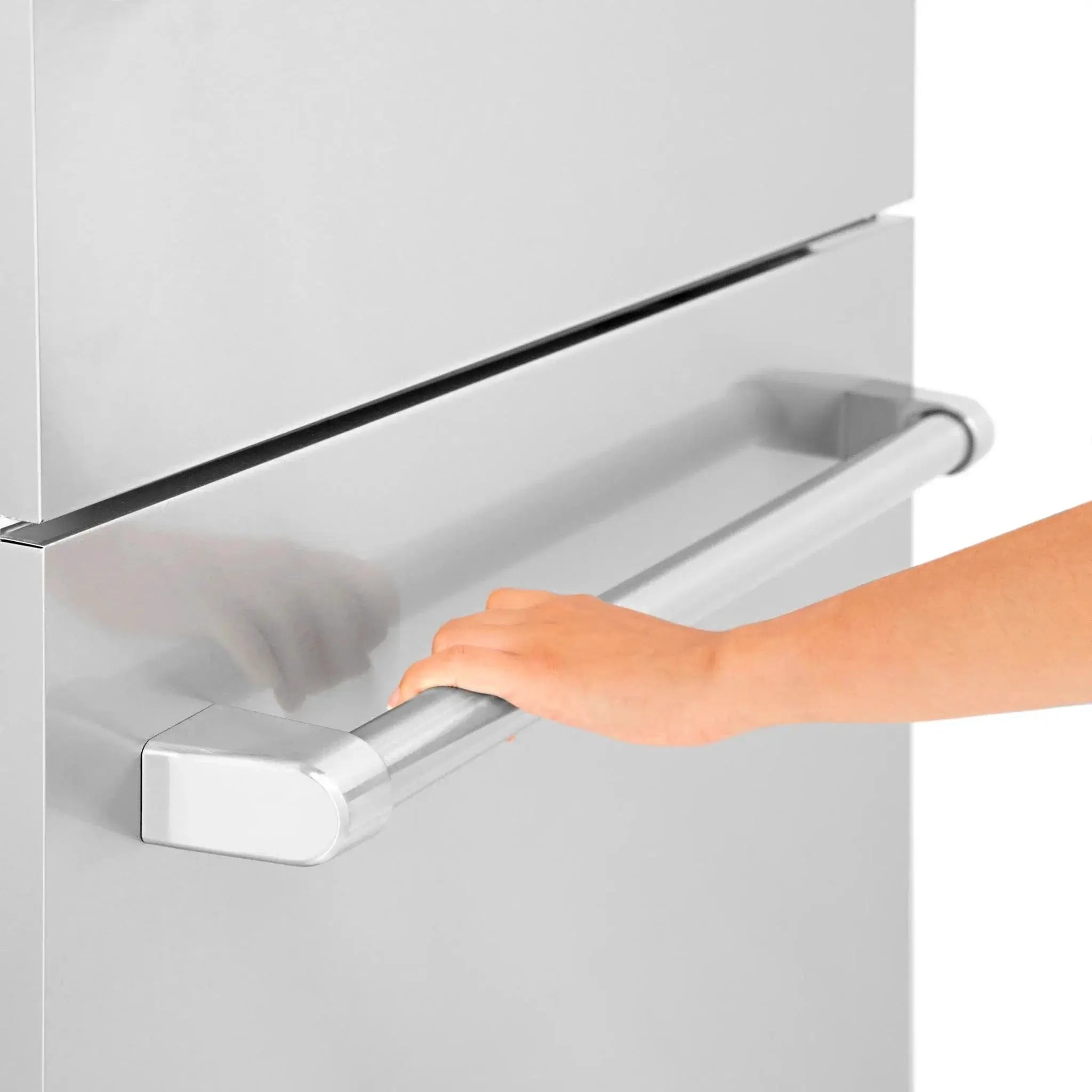 ZLINE 30" 16.1 cu. ft. Built-In 2-Door Bottom Freezer Refrigerator with Internal Water and Ice Dispenser in Stainless Steel RBIV-304-30 by Farmhouse Kitchen and Bath