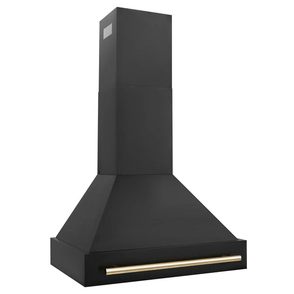 ZLINE 30" Autograph Black Stainless Wall Range Hood, BS655Z-30-G, photo 2 of 2