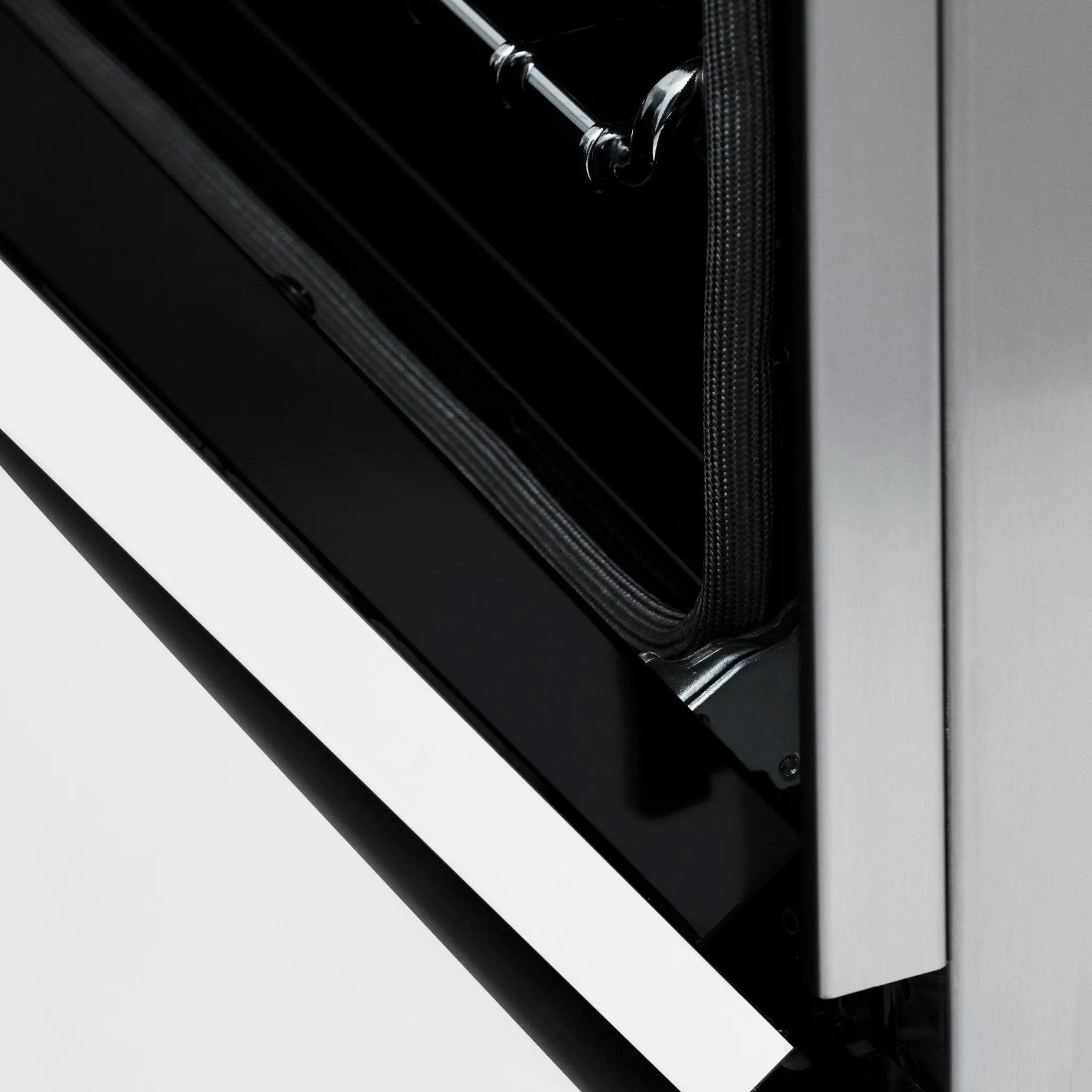 ZLINE 30" Autograph Dual Fuel Range, White Door, RAZ-WM-30-MB by Farmhouse Kitchen and Bath