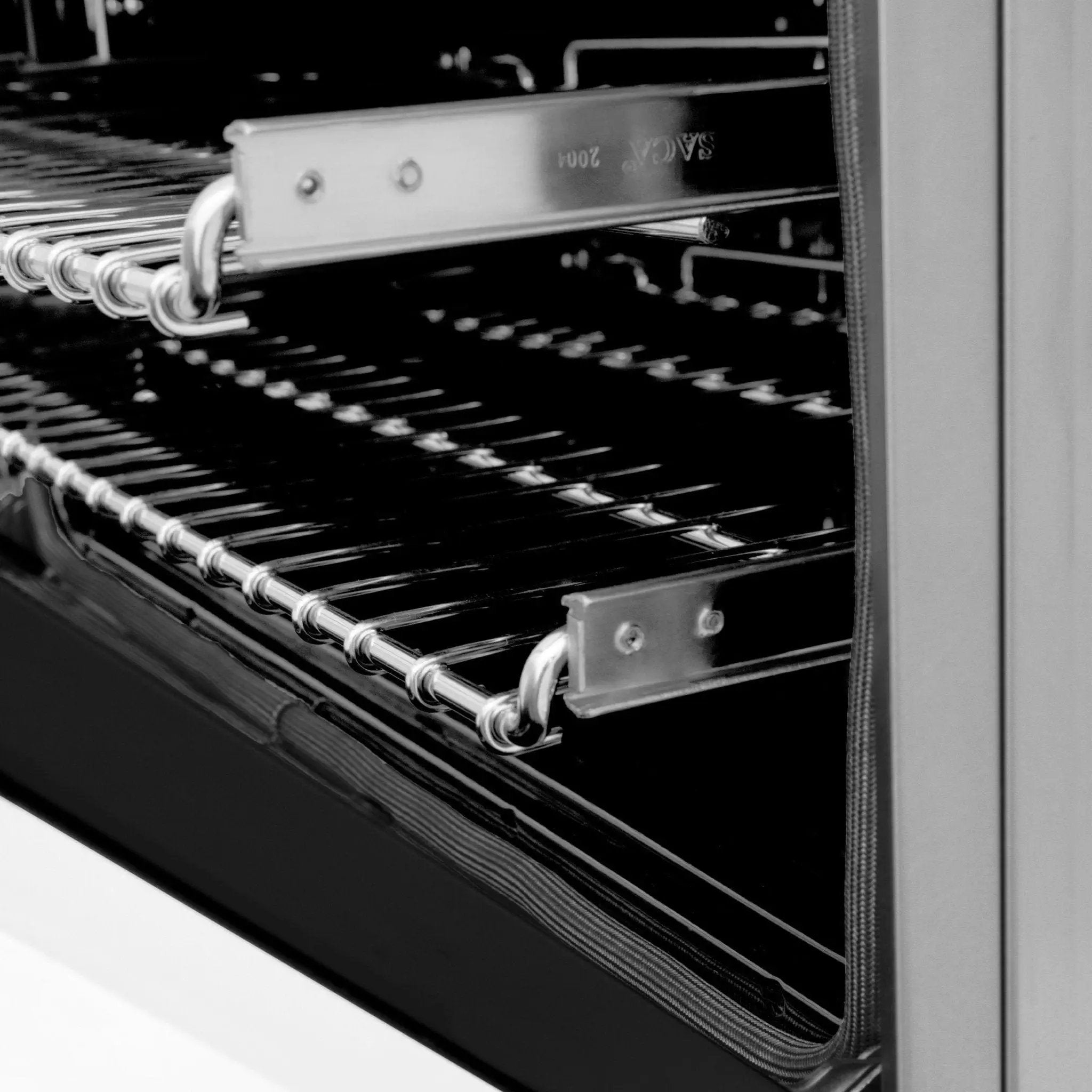 ZLINE 30" Autograph Dual Fuel Range, White Door, RAZ-WM-30-MB by Farmhouse Kitchen and Bath