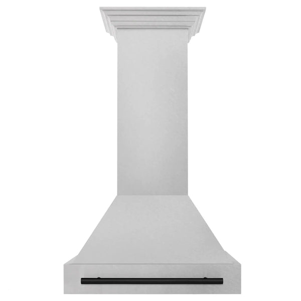 ZLINE 30" Autograph DuraSnow Stainless Steel Hood 8654SNZ-30-MB, photo 2 of 5