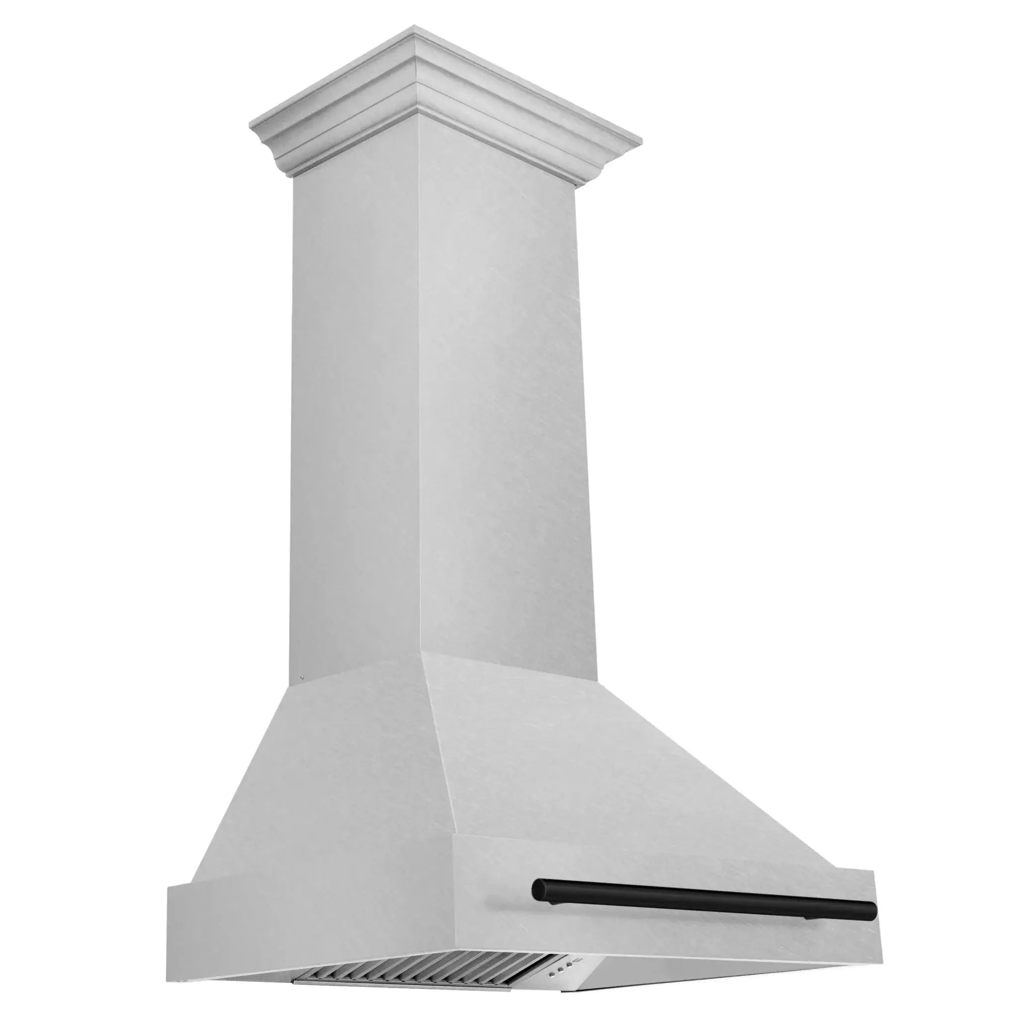 ZLINE 30" Autograph DuraSnow Stainless Steel Hood 8654SNZ-30-MB by Farmhouse Kitchen and Bath