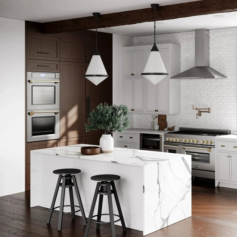 ZLINE 30" Autograph Edition Double Wall Oven with Self Clean and True Convection in Stainless Steel AWDZ-30-G by Farmhouse Kitchen and Bath