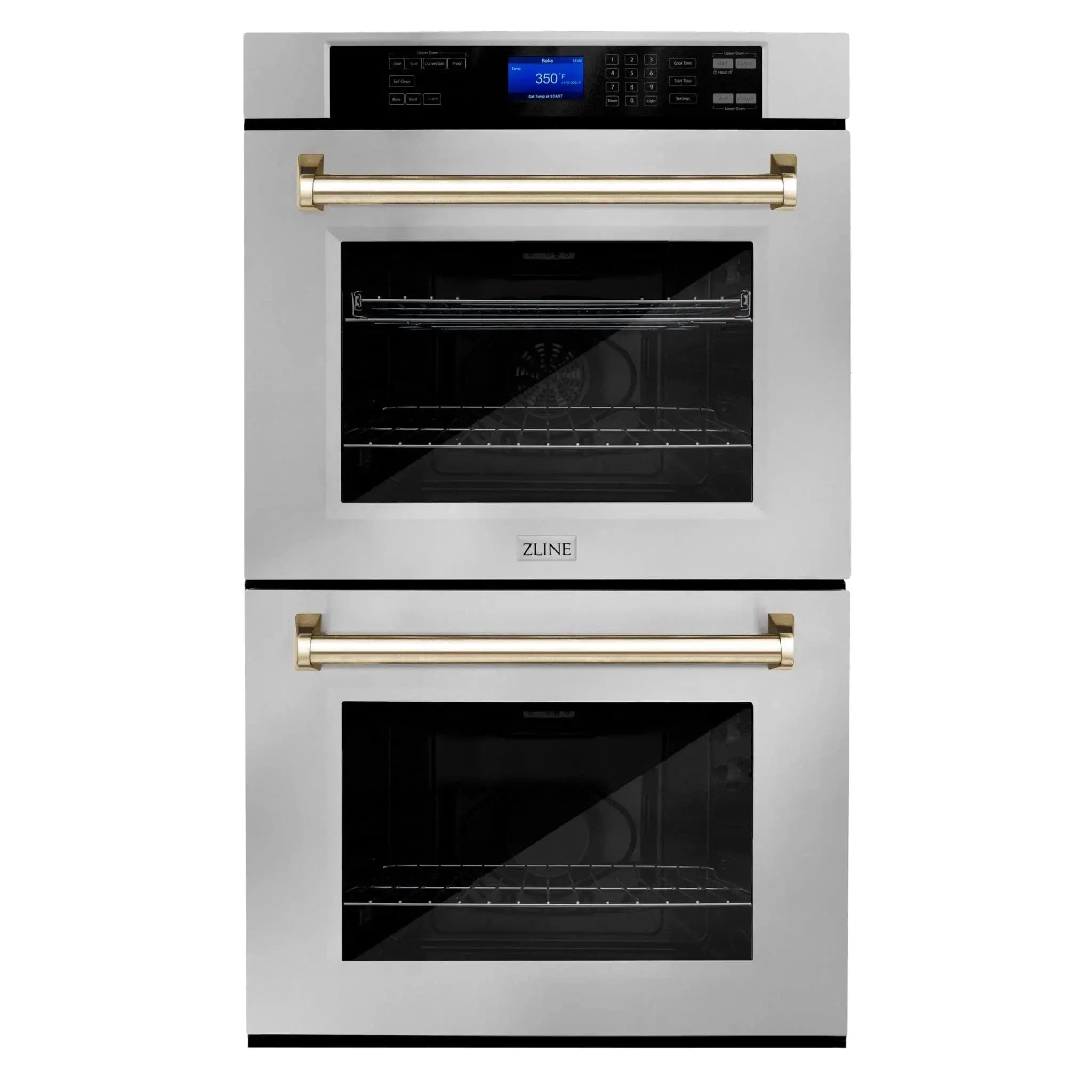 ZLINE 30" Autograph Edition Double Wall Oven with Self Clean and True Convection in Stainless Steel AWDZ-30-G by Farmhouse Kitchen and Bath