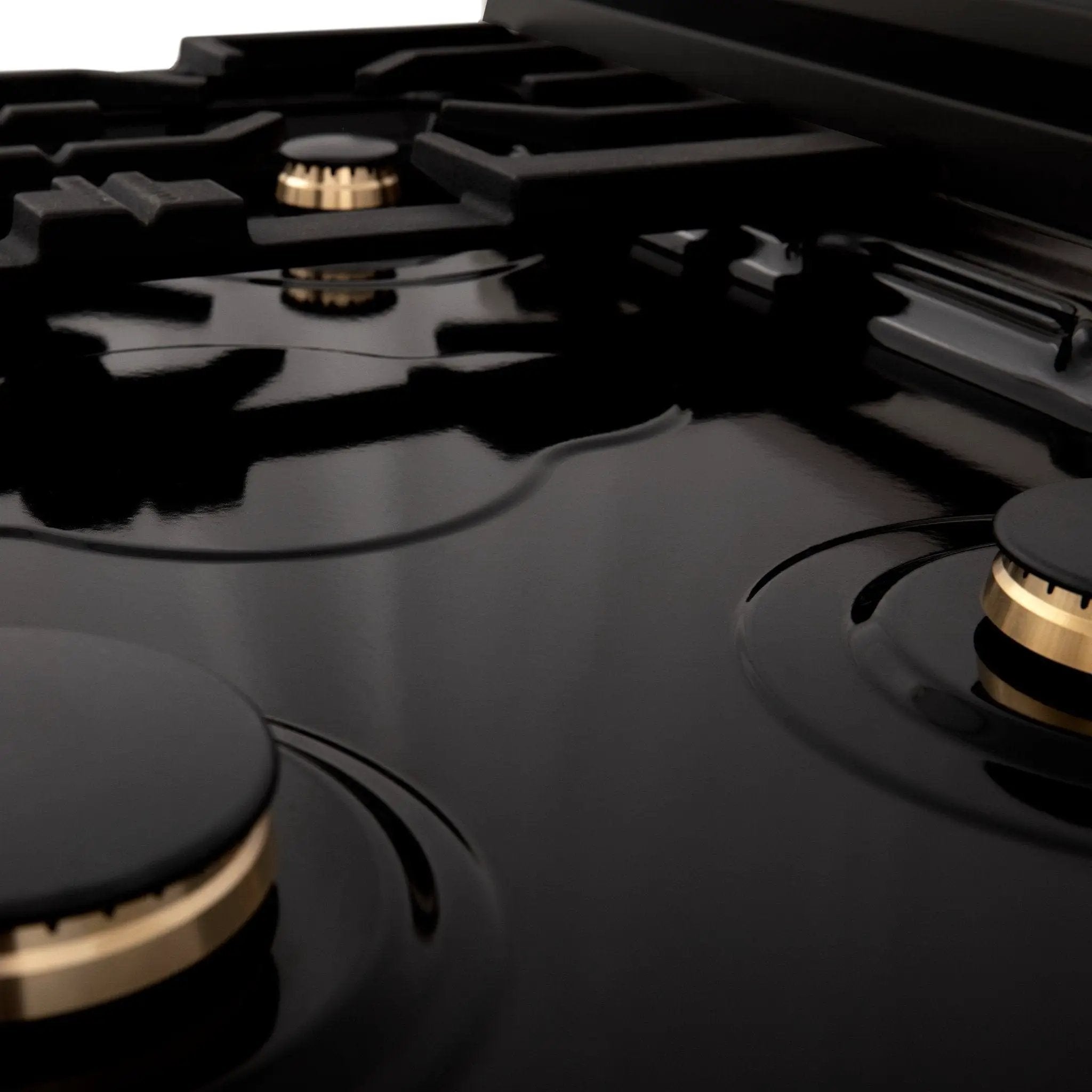 ZLINE 30" Autograph Edition Rangetop, Gold Accents, RTBZ-30-G by Farmhouse Kitchen and Bath