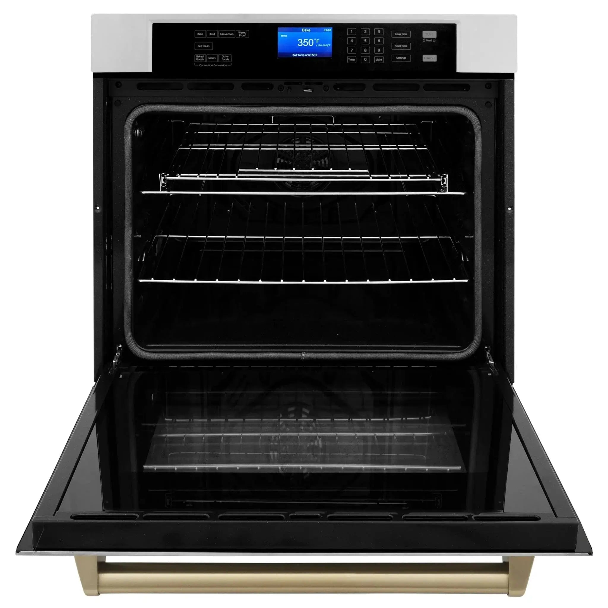 ZLINE 30" Autograph Edition Single Wall Oven with Self Clean and True Convection in Stainless Steel AWSZ-30-CB by Farmhouse Kitchen and Bath