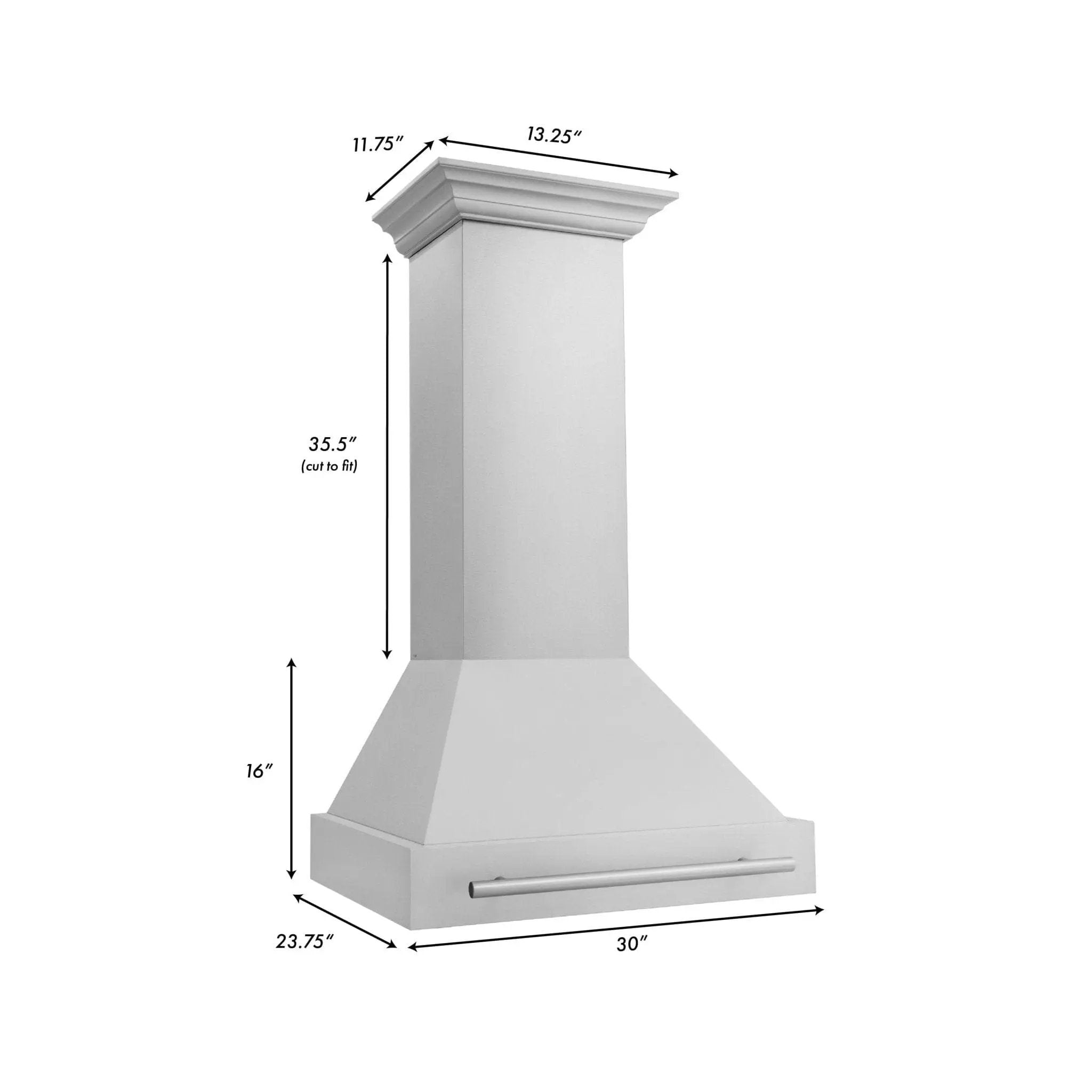ZLINE 30" Autograph Stainless Wall Range Hood, 8654STX-30 by Farmhouse Kitchen and Bath