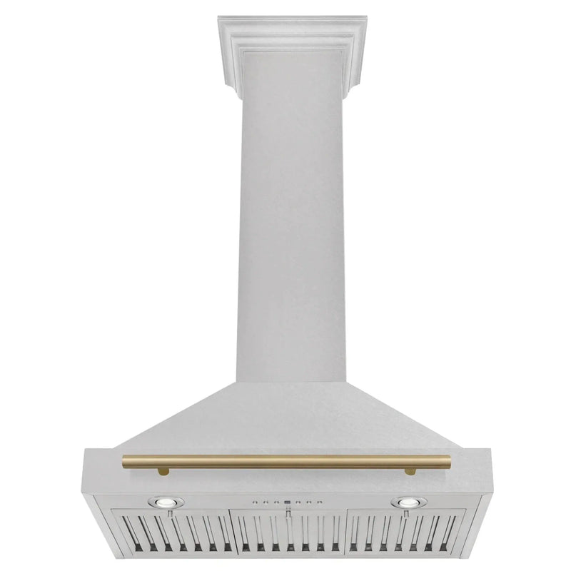 ZLINE 30" Autograph Stainless Wall Range Hood KB4SNZ-30-CB by Farmhouse Kitchen and Bath