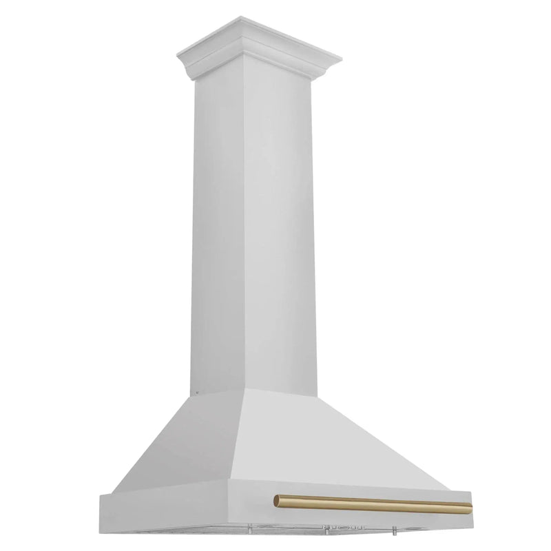 ZLINE 30" Autograph Stainless Wall Range Hood KB4STZ-30-G by Farmhouse Kitchen and Bath