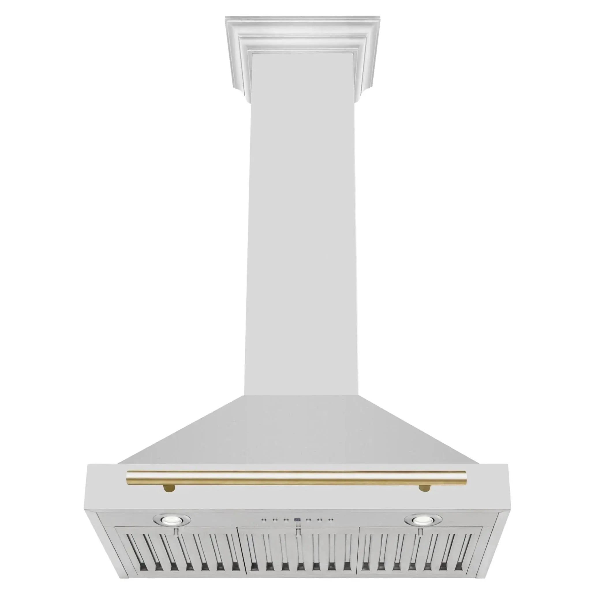 ZLINE 30" Autograph Stainless Wall Range Hood KB4STZ-30-G by Farmhouse Kitchen and Bath