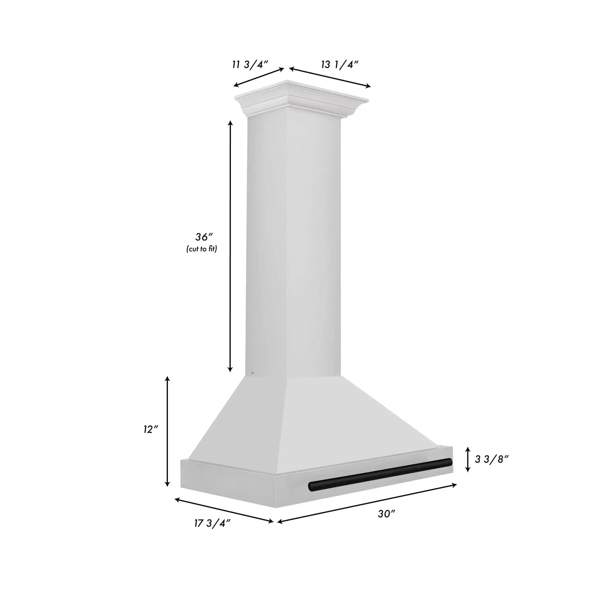 ZLINE 30" Autograph Stainless Wall Range Hood KB4STZ-30-G by Farmhouse Kitchen and Bath