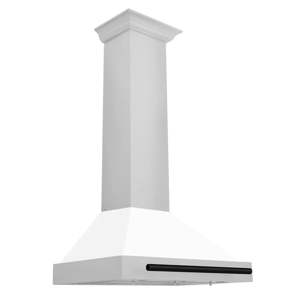 ZLINE 30" Autograph Stainless Wall Range Hood KB4STZ-WM30-MB, photo 2 of 7